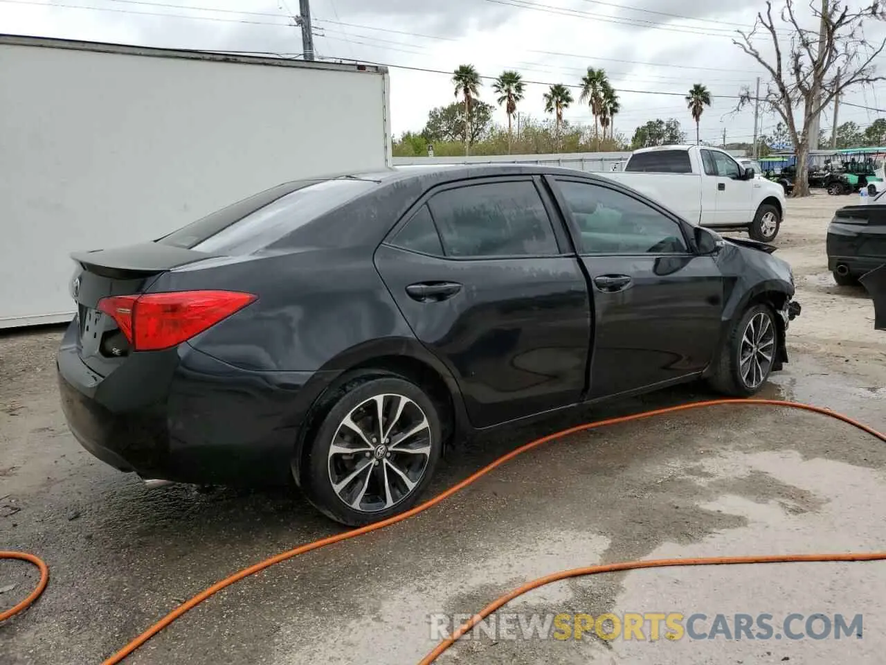 3 Photograph of a damaged car 2T1BURHE3KC168385 TOYOTA COROLLA 2019