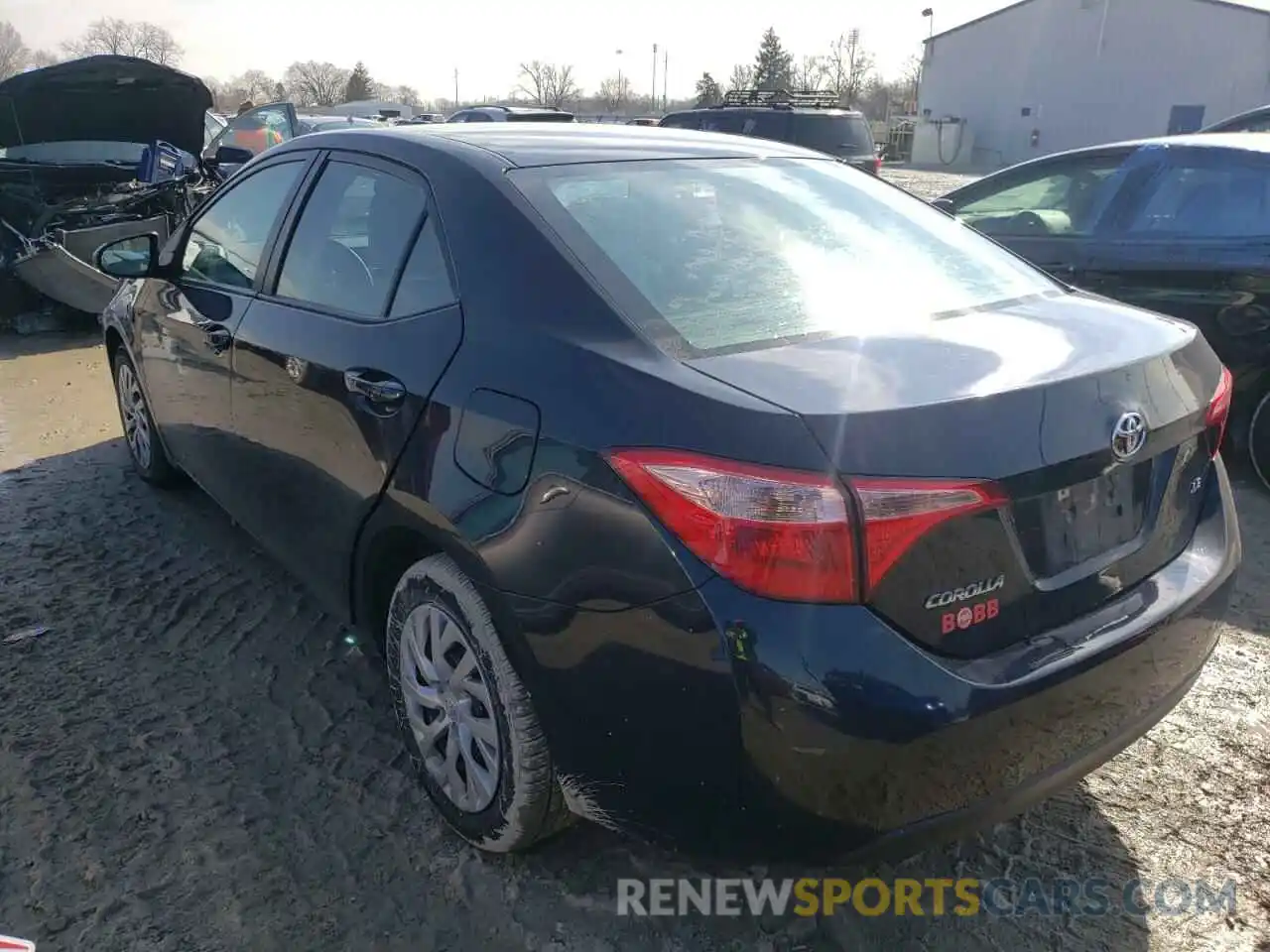 3 Photograph of a damaged car 2T1BURHE3KC168502 TOYOTA COROLLA 2019