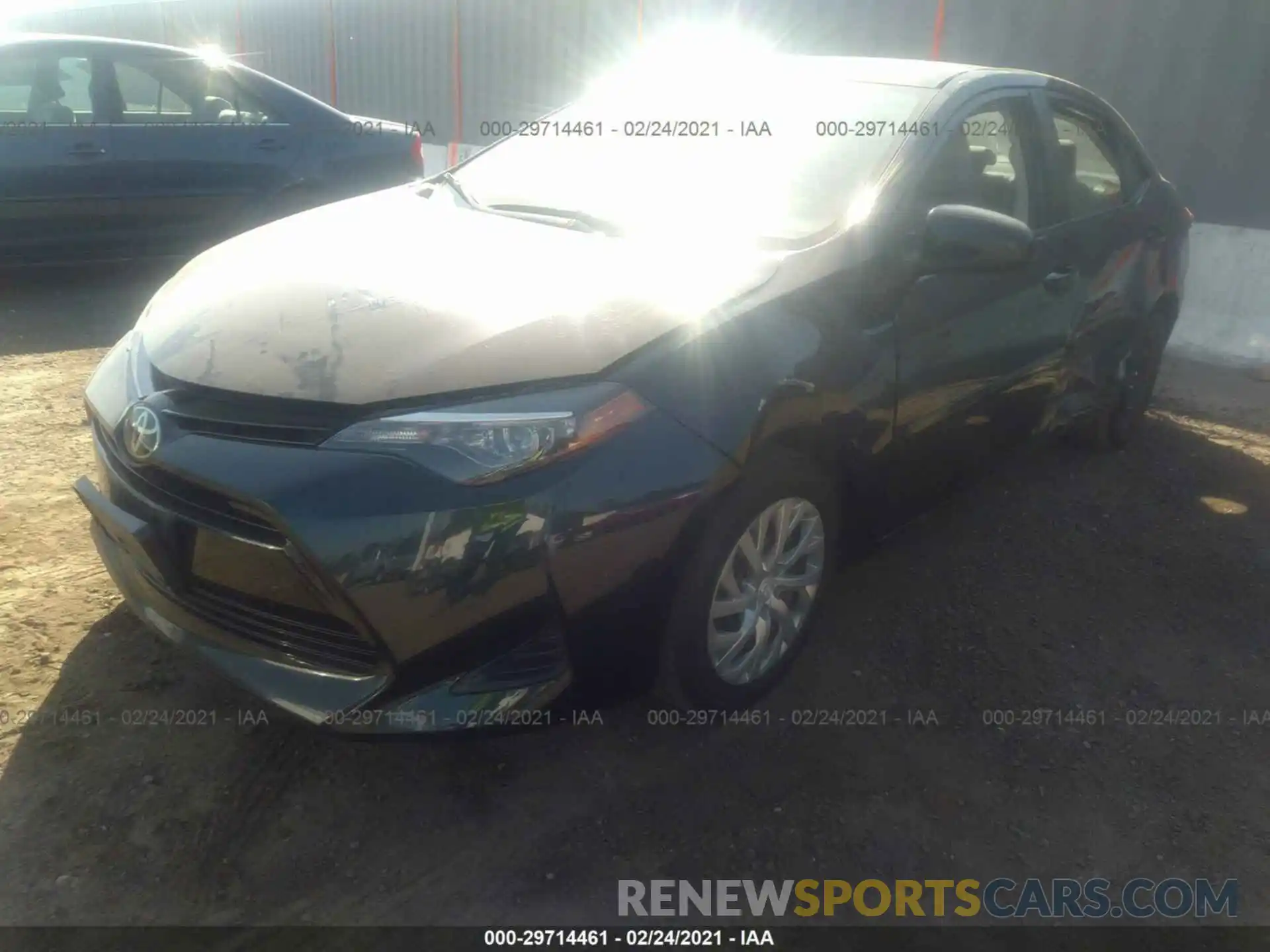 2 Photograph of a damaged car 2T1BURHE3KC168533 TOYOTA COROLLA 2019