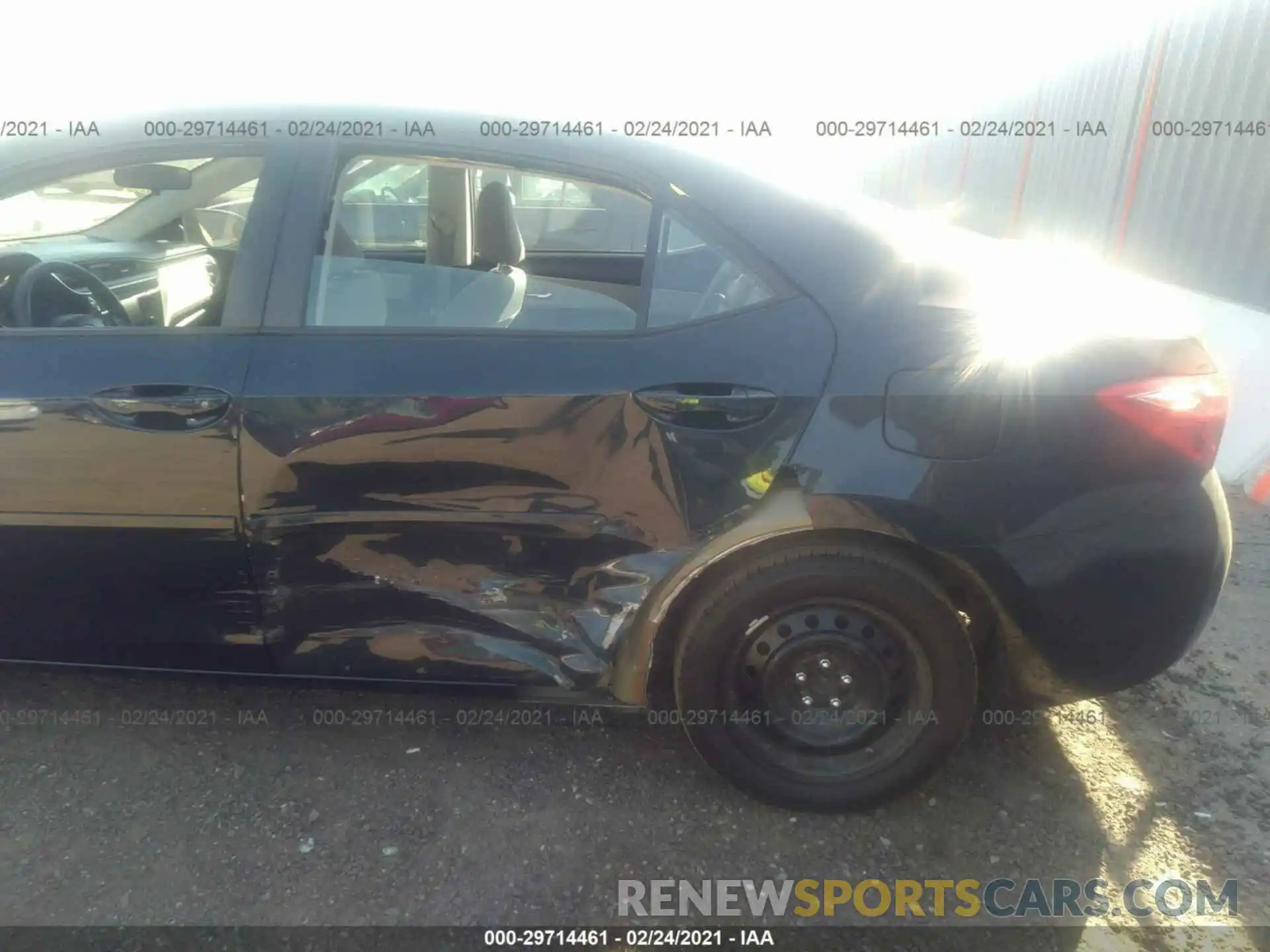 6 Photograph of a damaged car 2T1BURHE3KC168533 TOYOTA COROLLA 2019