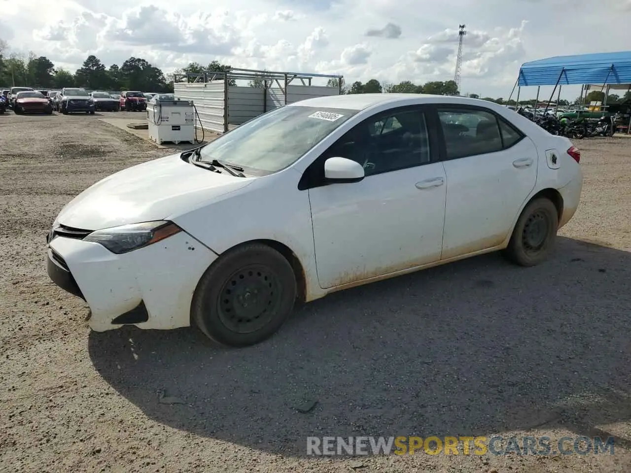 1 Photograph of a damaged car 2T1BURHE3KC173523 TOYOTA COROLLA 2019