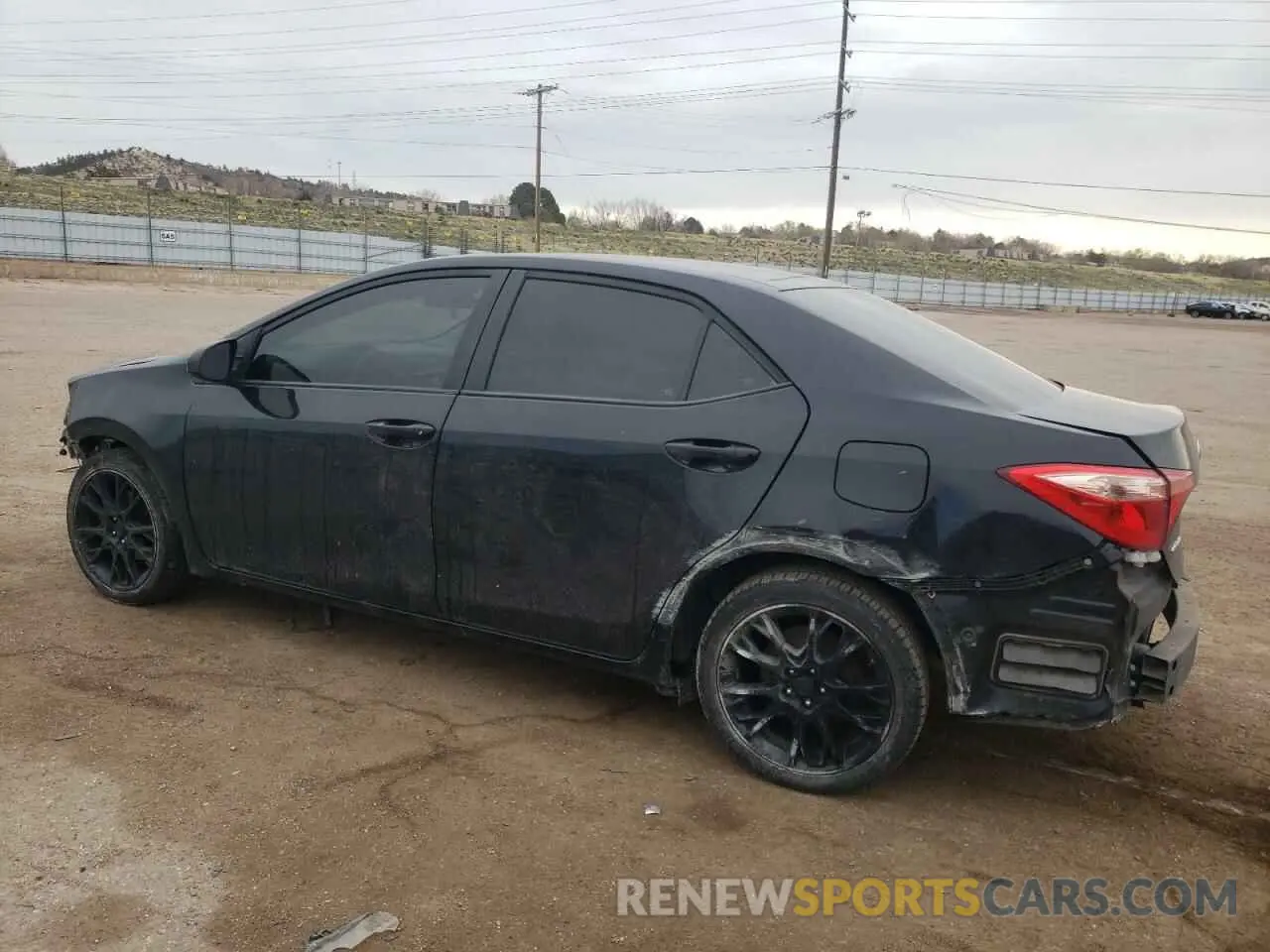 2 Photograph of a damaged car 2T1BURHE3KC175837 TOYOTA COROLLA 2019