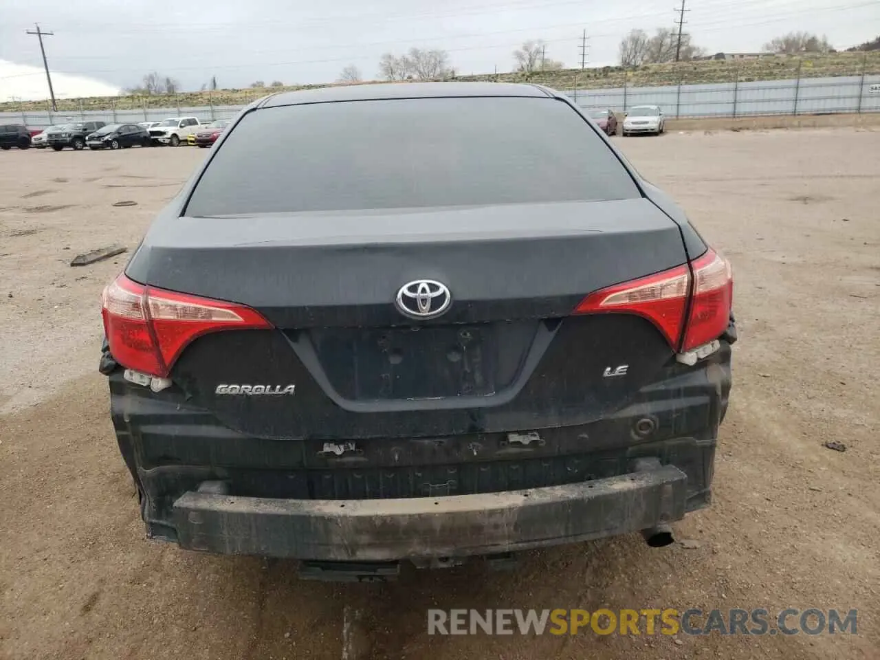6 Photograph of a damaged car 2T1BURHE3KC175837 TOYOTA COROLLA 2019
