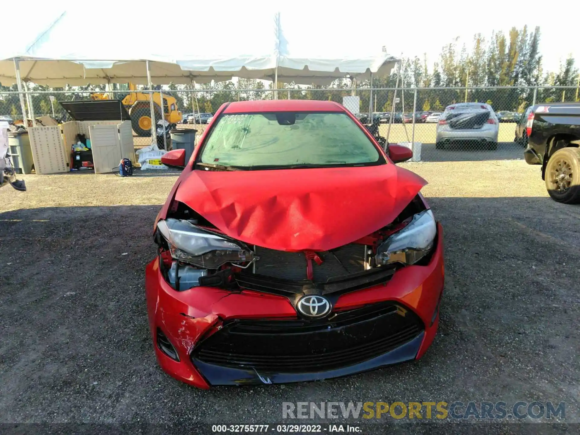 6 Photograph of a damaged car 2T1BURHE3KC180701 TOYOTA COROLLA 2019