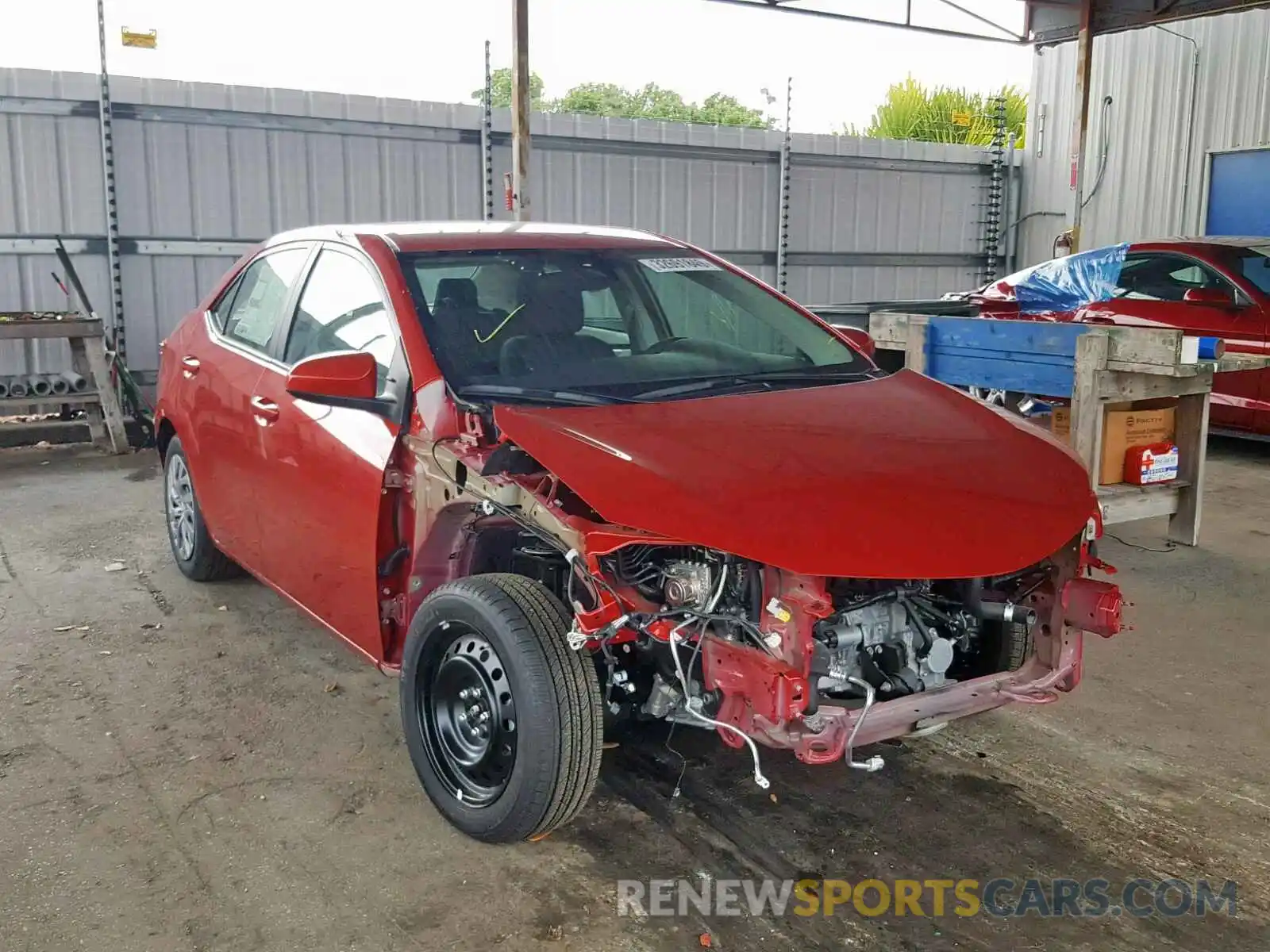 1 Photograph of a damaged car 2T1BURHE3KC181556 TOYOTA COROLLA 2019