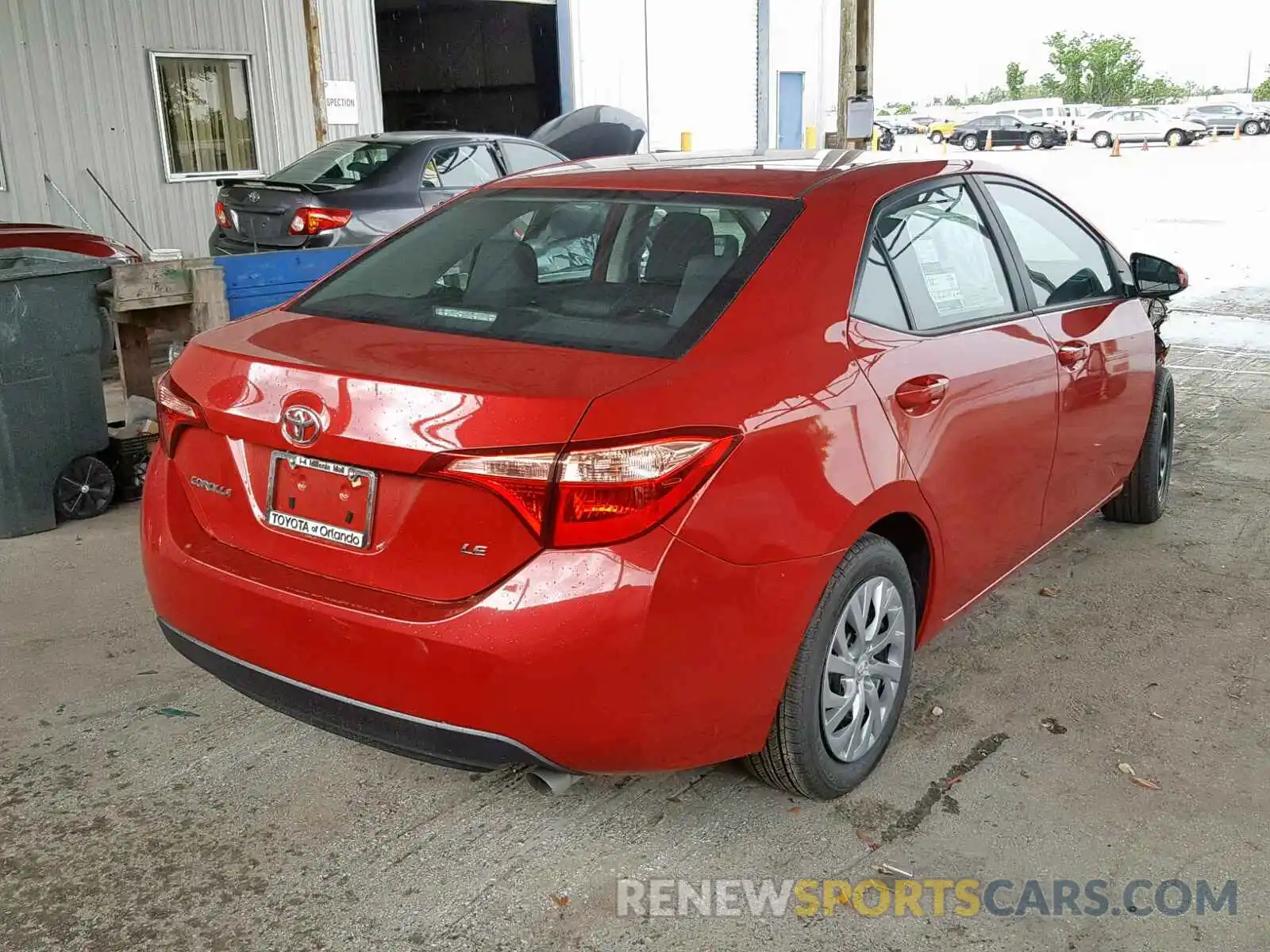 4 Photograph of a damaged car 2T1BURHE3KC181556 TOYOTA COROLLA 2019