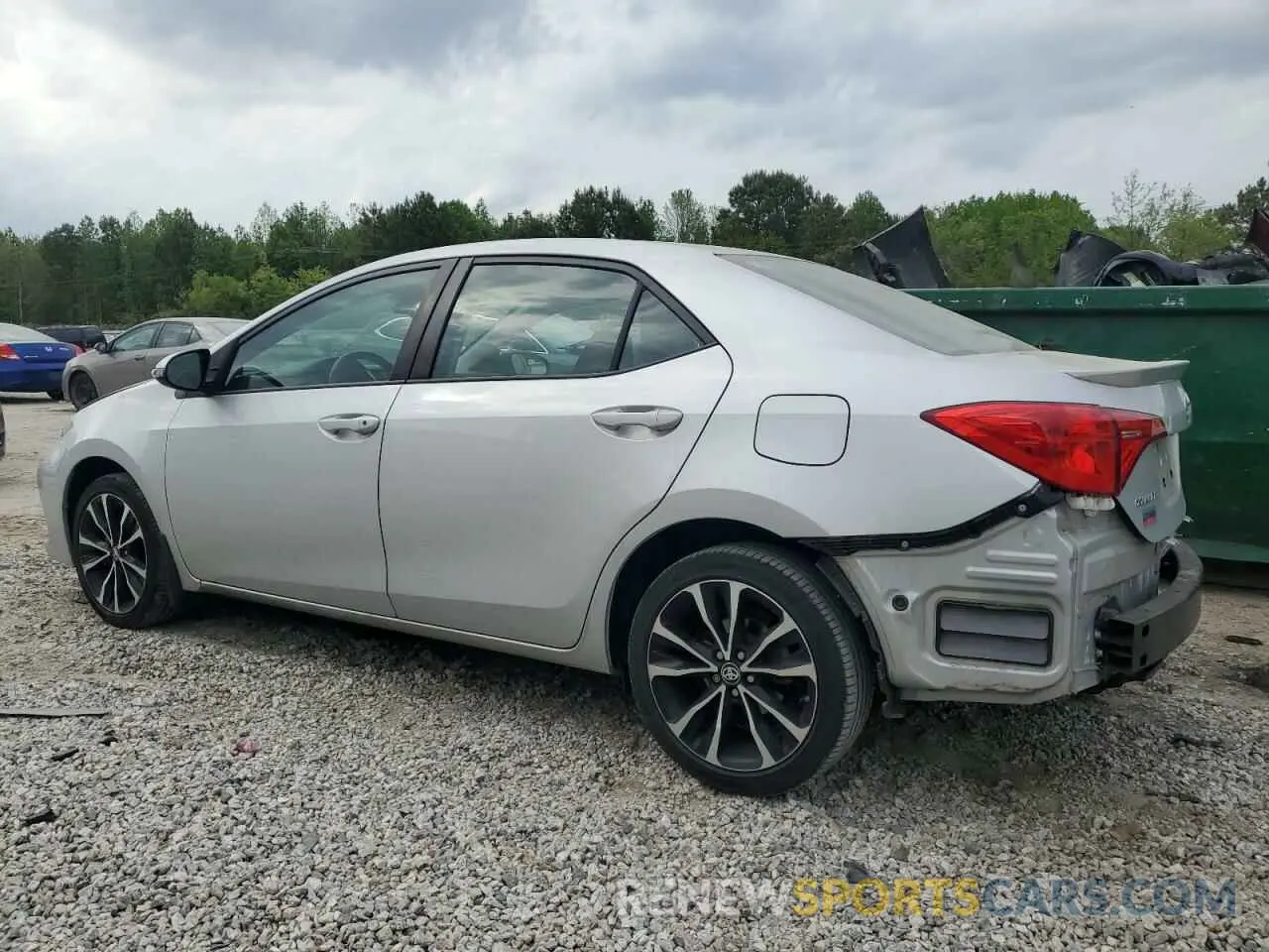 2 Photograph of a damaged car 2T1BURHE3KC186367 TOYOTA COROLLA 2019