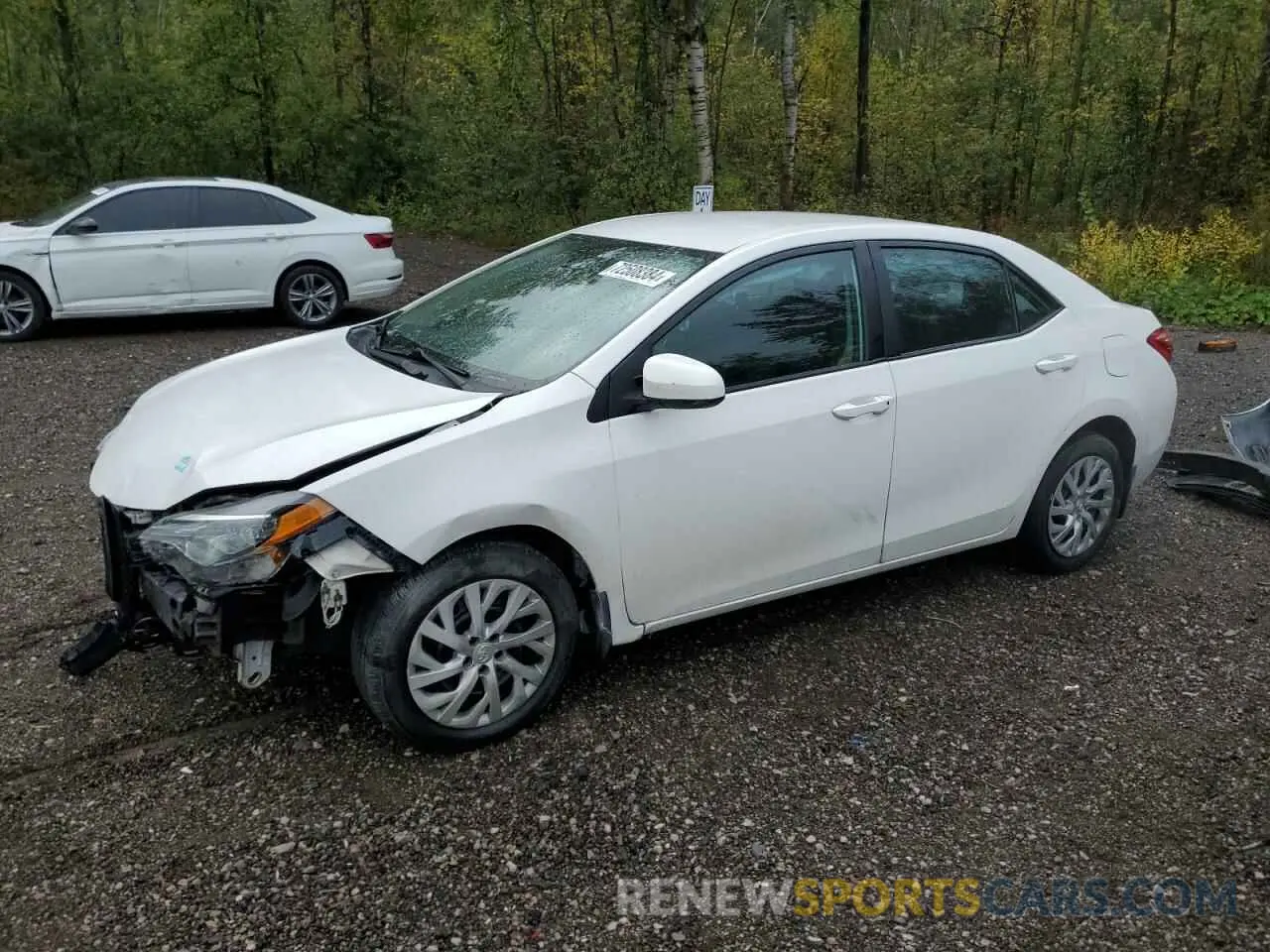 1 Photograph of a damaged car 2T1BURHE3KC192413 TOYOTA COROLLA 2019