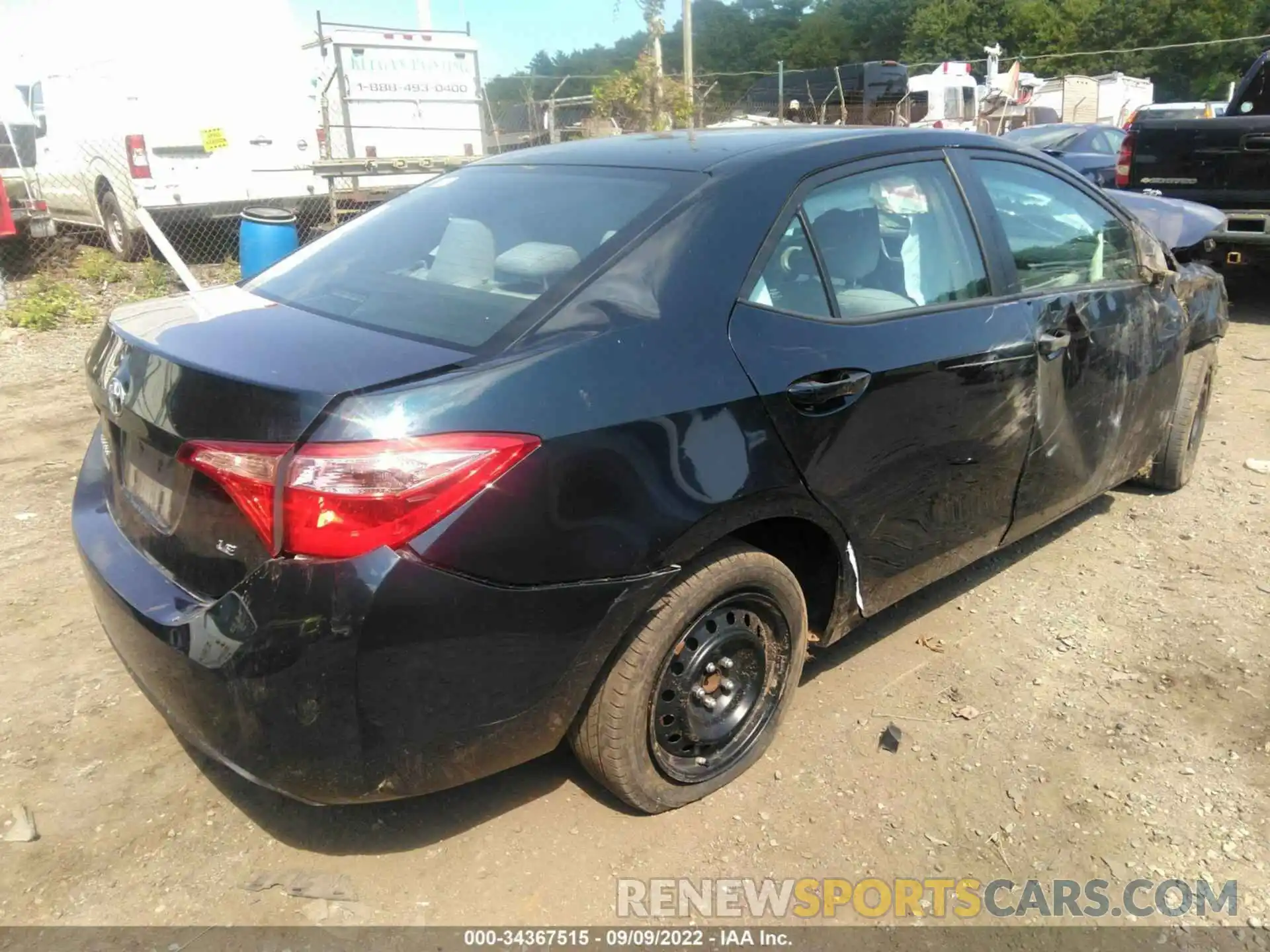 4 Photograph of a damaged car 2T1BURHE3KC198146 TOYOTA COROLLA 2019