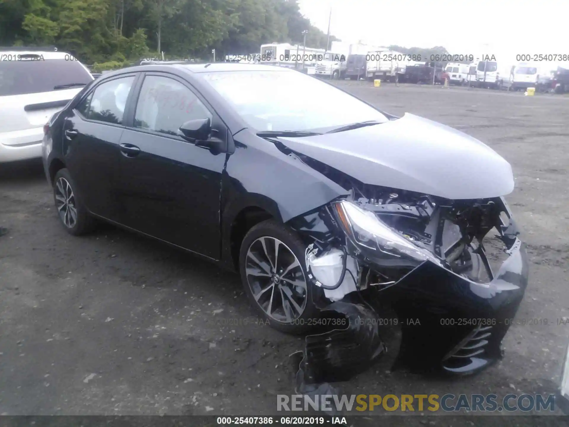 1 Photograph of a damaged car 2T1BURHE3KC202437 TOYOTA COROLLA 2019