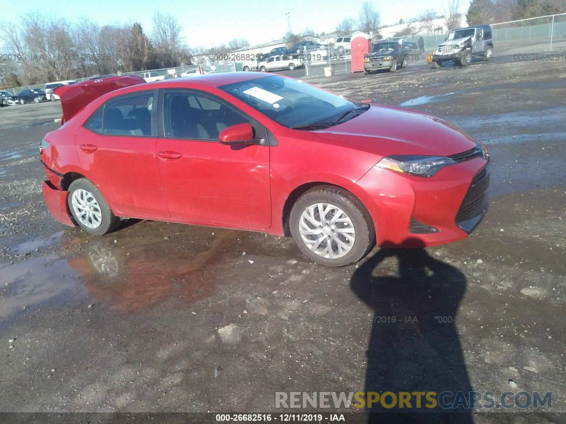 1 Photograph of a damaged car 2T1BURHE3KC202485 TOYOTA COROLLA 2019