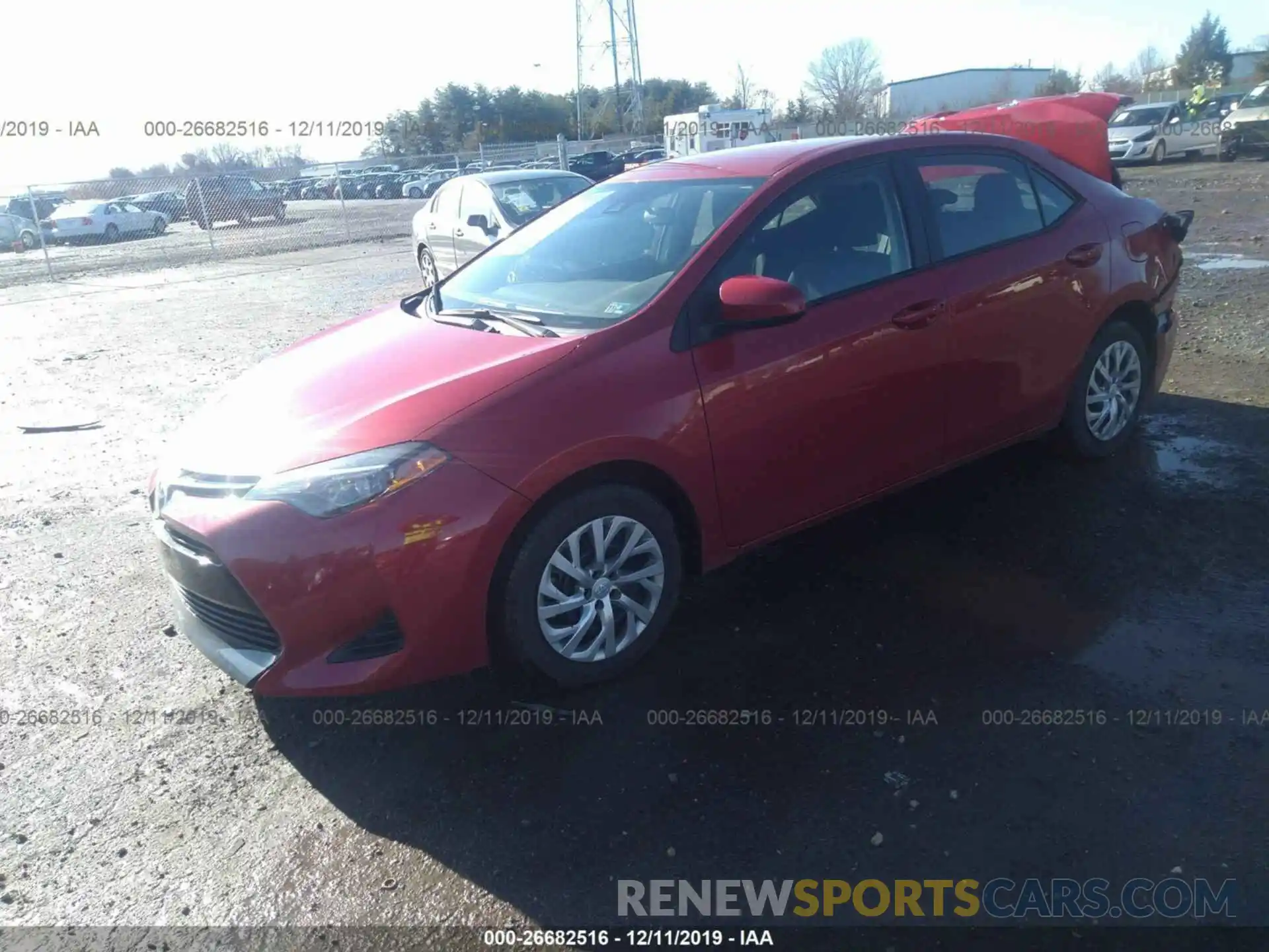 2 Photograph of a damaged car 2T1BURHE3KC202485 TOYOTA COROLLA 2019