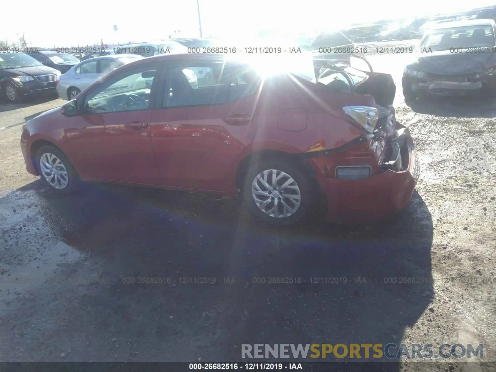 3 Photograph of a damaged car 2T1BURHE3KC202485 TOYOTA COROLLA 2019