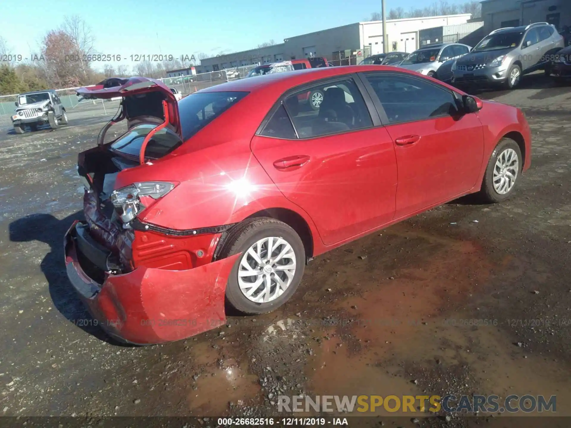 4 Photograph of a damaged car 2T1BURHE3KC202485 TOYOTA COROLLA 2019