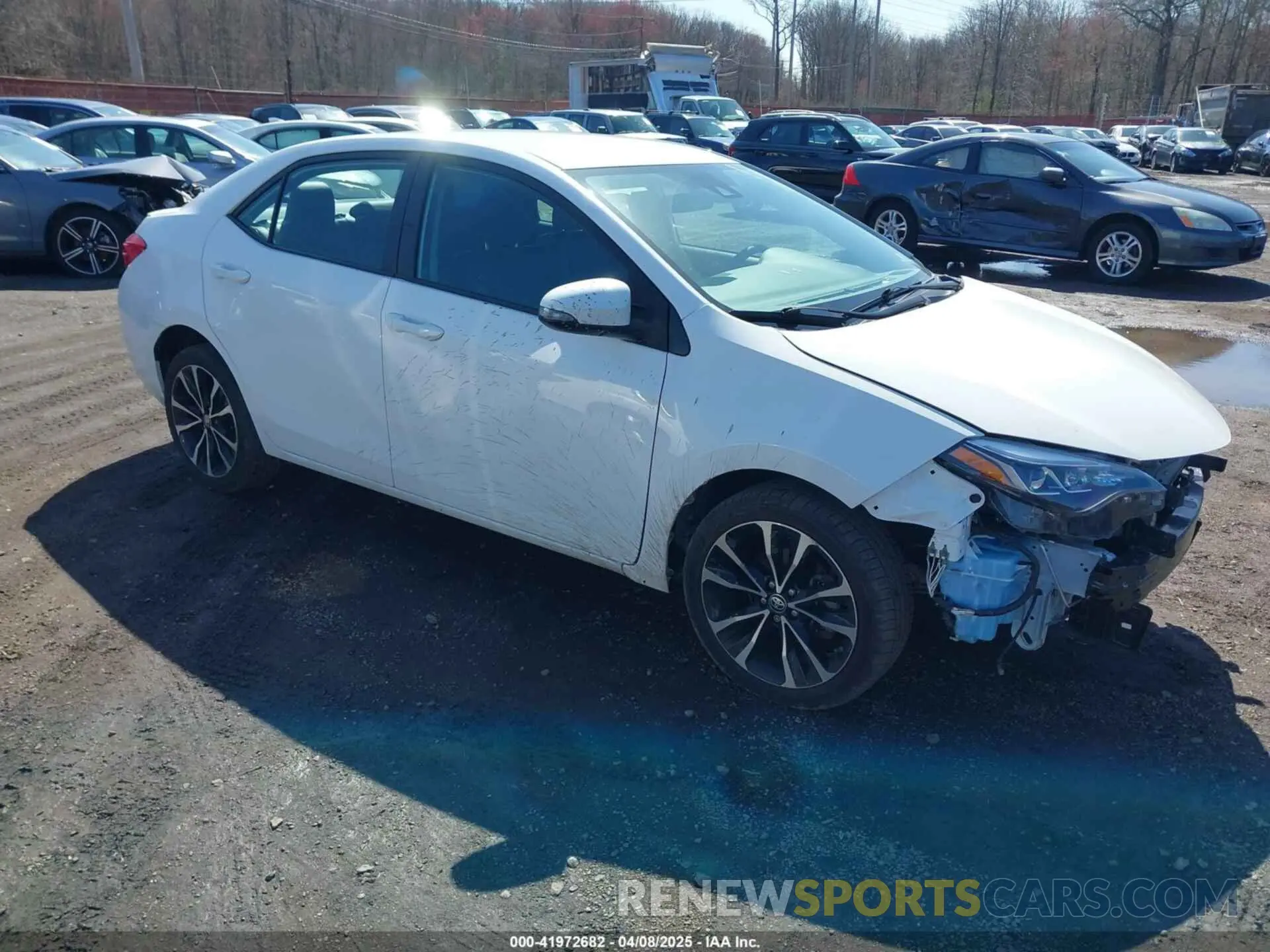 1 Photograph of a damaged car 2T1BURHE3KC202616 TOYOTA COROLLA 2019