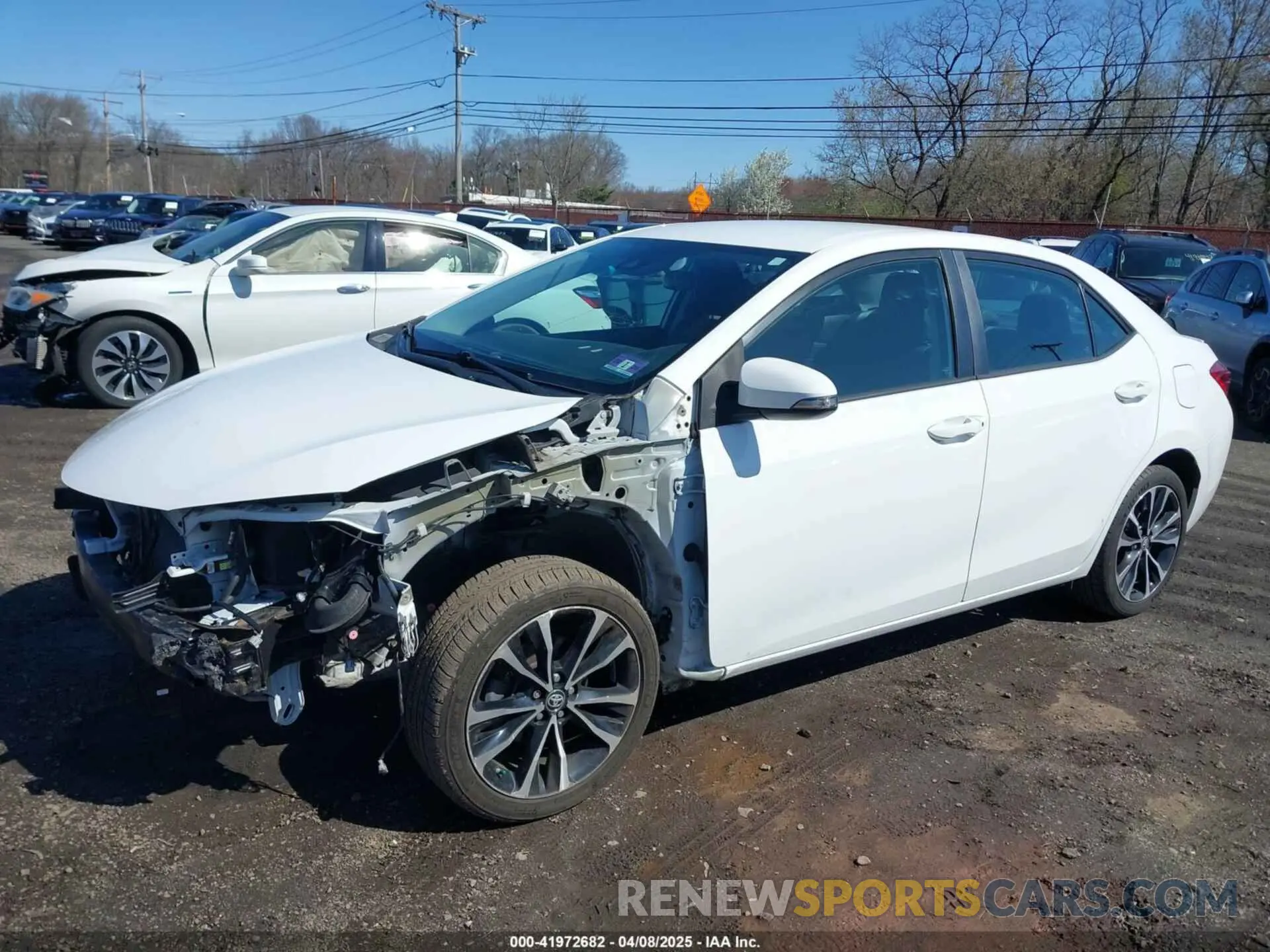 6 Photograph of a damaged car 2T1BURHE3KC202616 TOYOTA COROLLA 2019