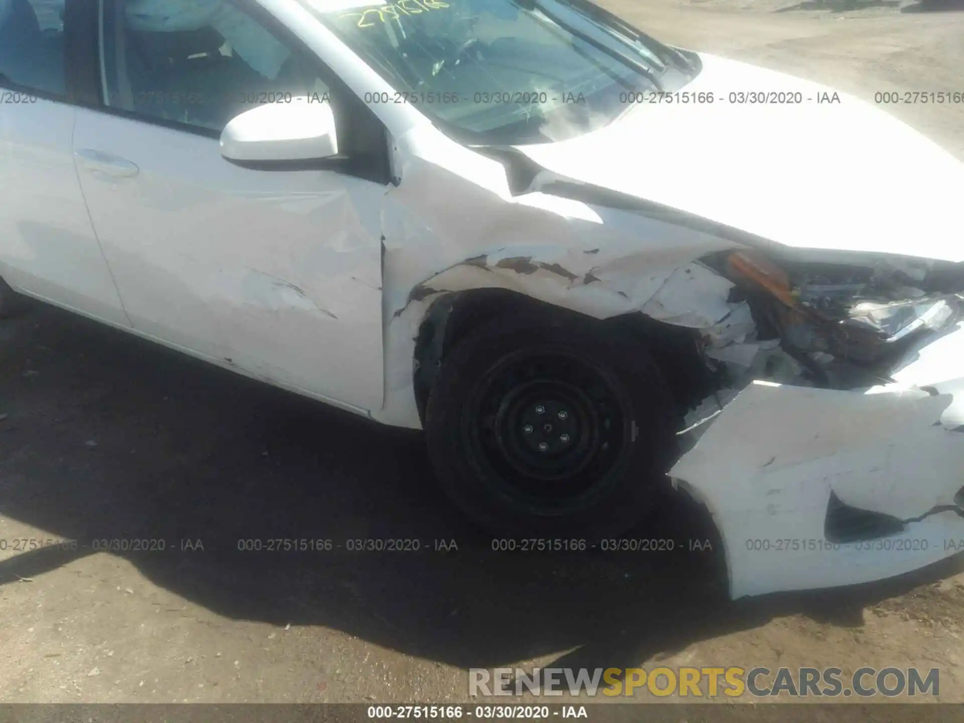 6 Photograph of a damaged car 2T1BURHE3KC205337 TOYOTA COROLLA 2019