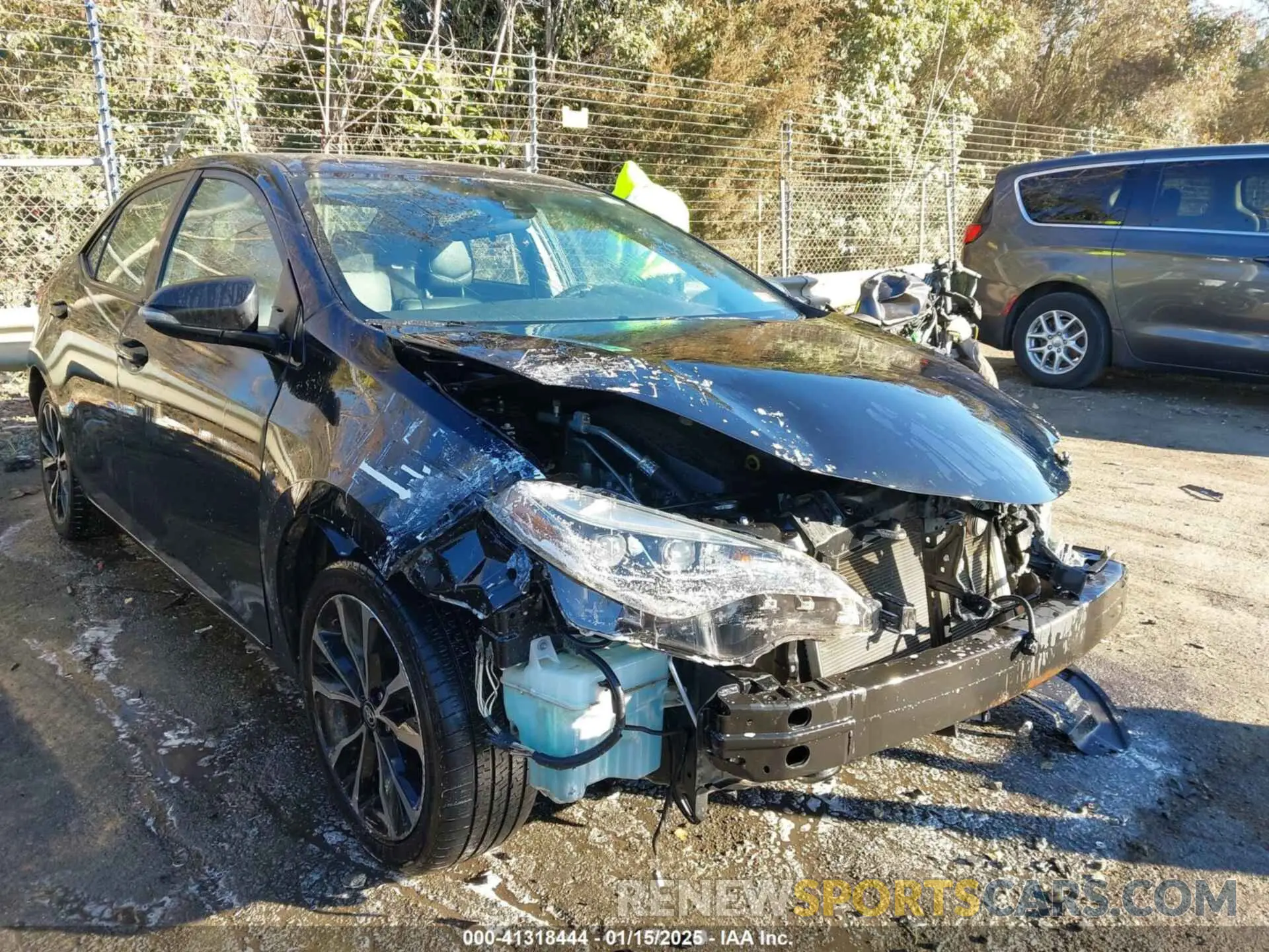 1 Photograph of a damaged car 2T1BURHE3KC206388 TOYOTA COROLLA 2019
