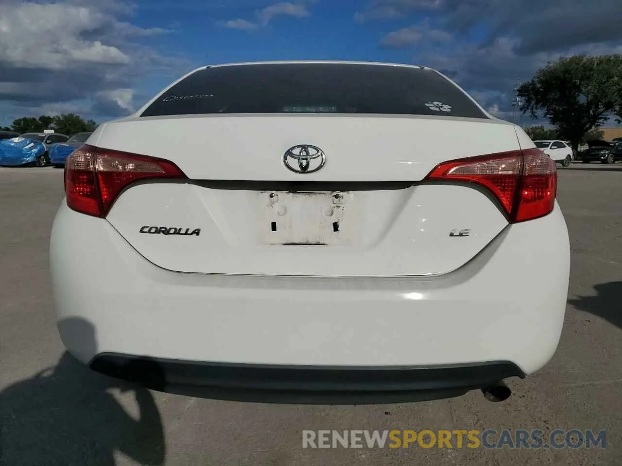 6 Photograph of a damaged car 2T1BURHE3KC207816 TOYOTA COROLLA 2019