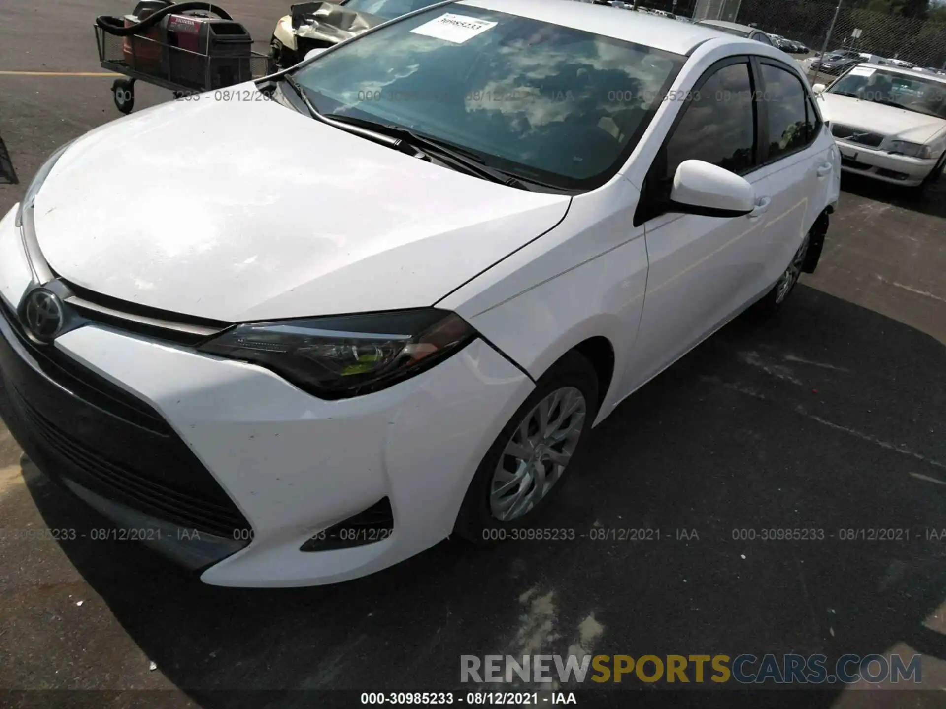 2 Photograph of a damaged car 2T1BURHE3KC212711 TOYOTA COROLLA 2019