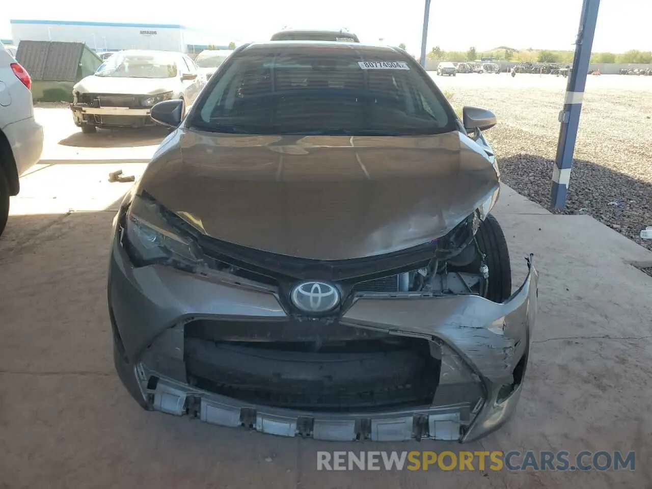 5 Photograph of a damaged car 2T1BURHE3KC223238 TOYOTA COROLLA 2019