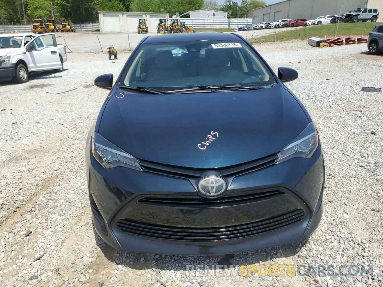 5 Photograph of a damaged car 2T1BURHE3KC225605 TOYOTA COROLLA 2019