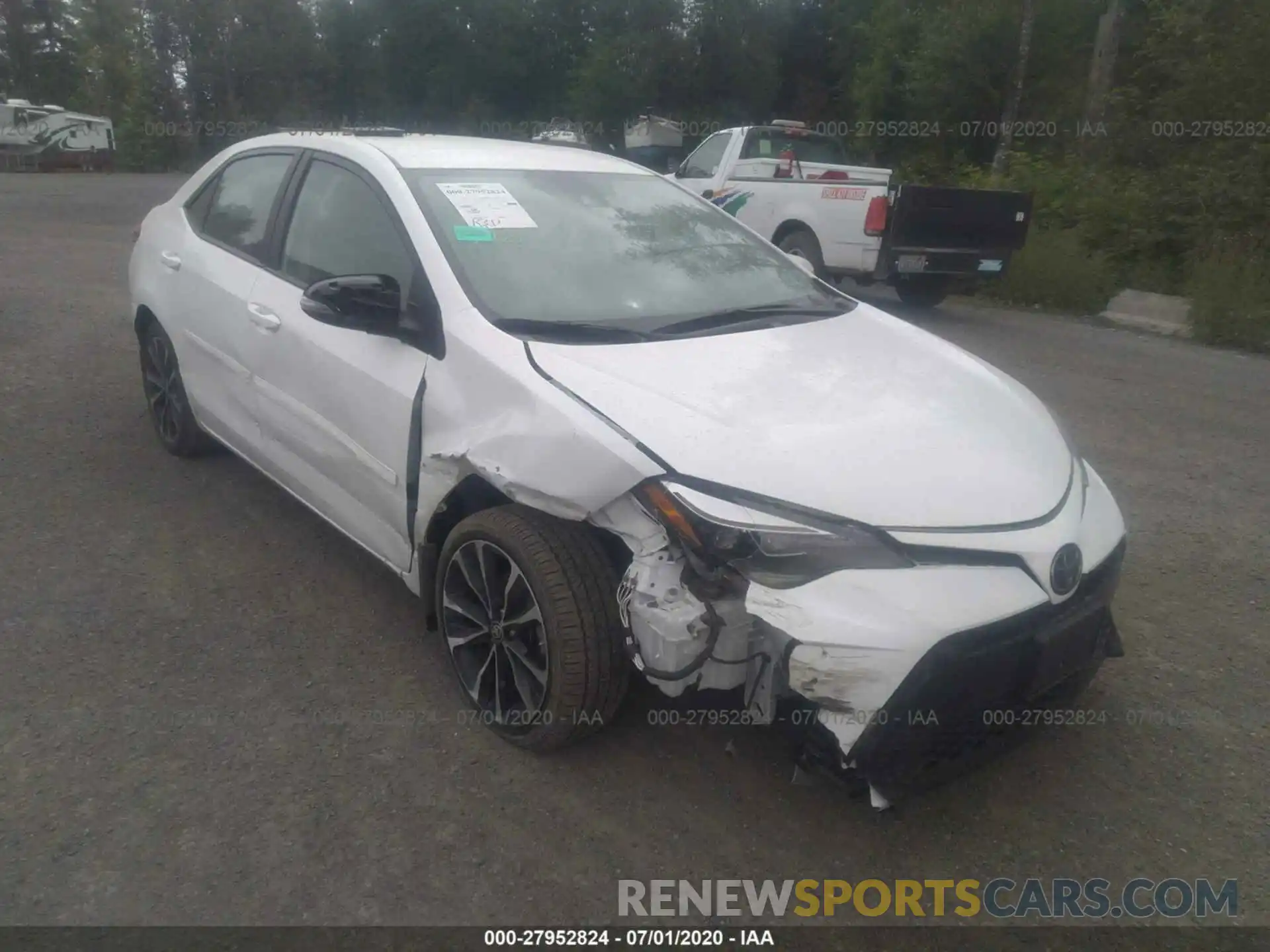 1 Photograph of a damaged car 2T1BURHE3KC227757 TOYOTA COROLLA 2019