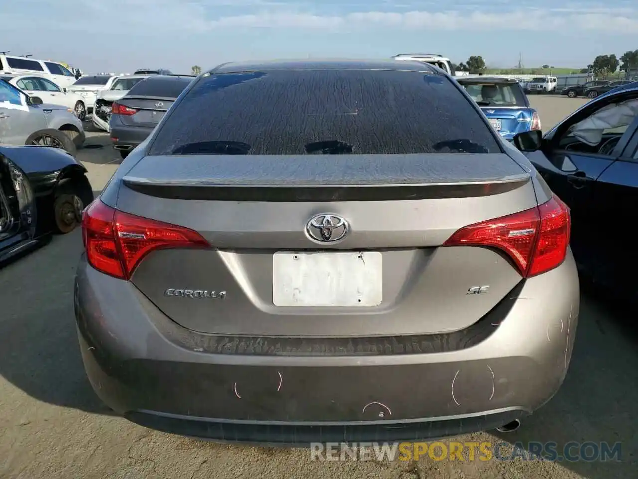 6 Photograph of a damaged car 2T1BURHE3KC237379 TOYOTA COROLLA 2019