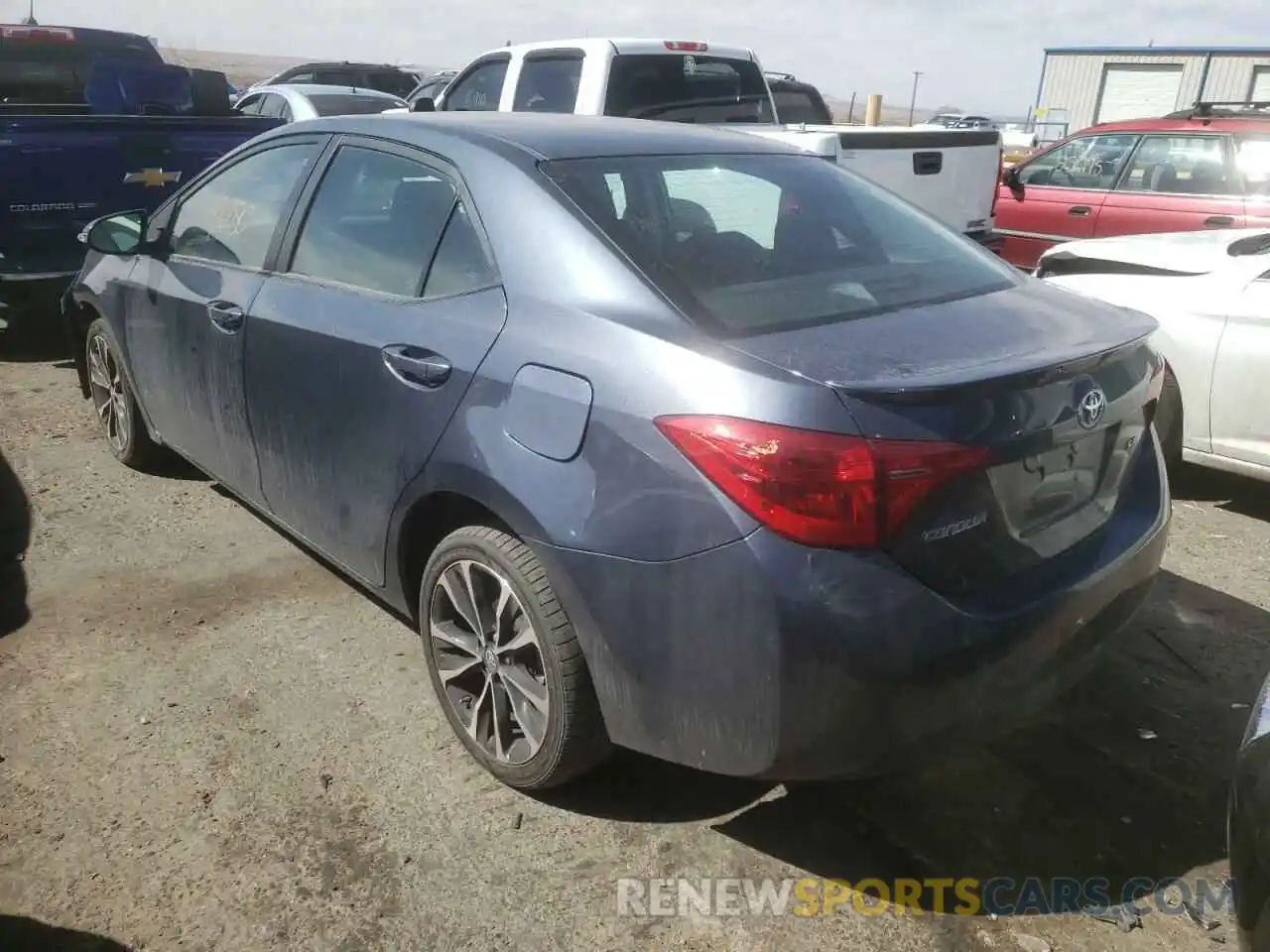 3 Photograph of a damaged car 2T1BURHE3KC241979 TOYOTA COROLLA 2019