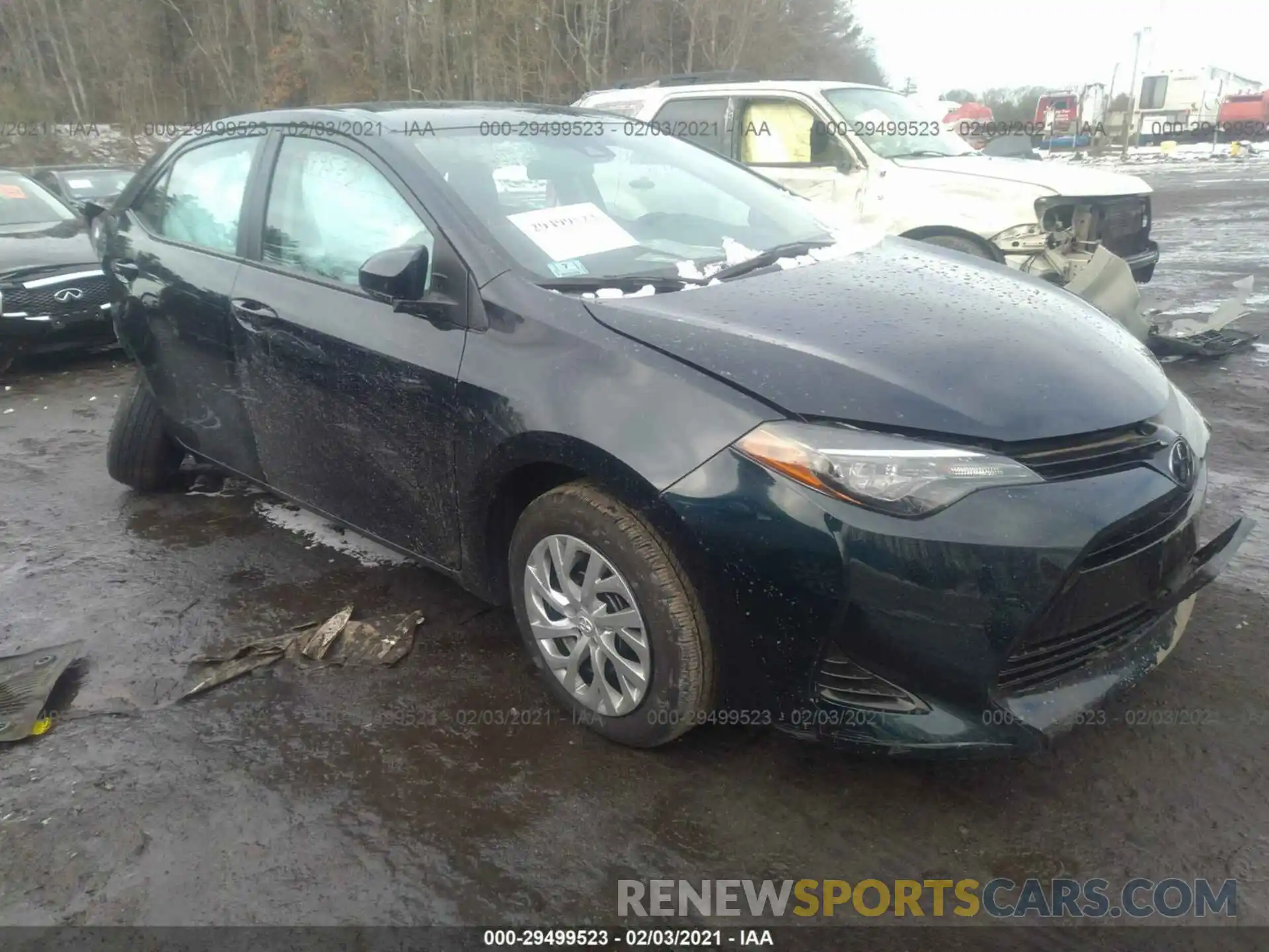 1 Photograph of a damaged car 2T1BURHE3KC244087 TOYOTA COROLLA 2019