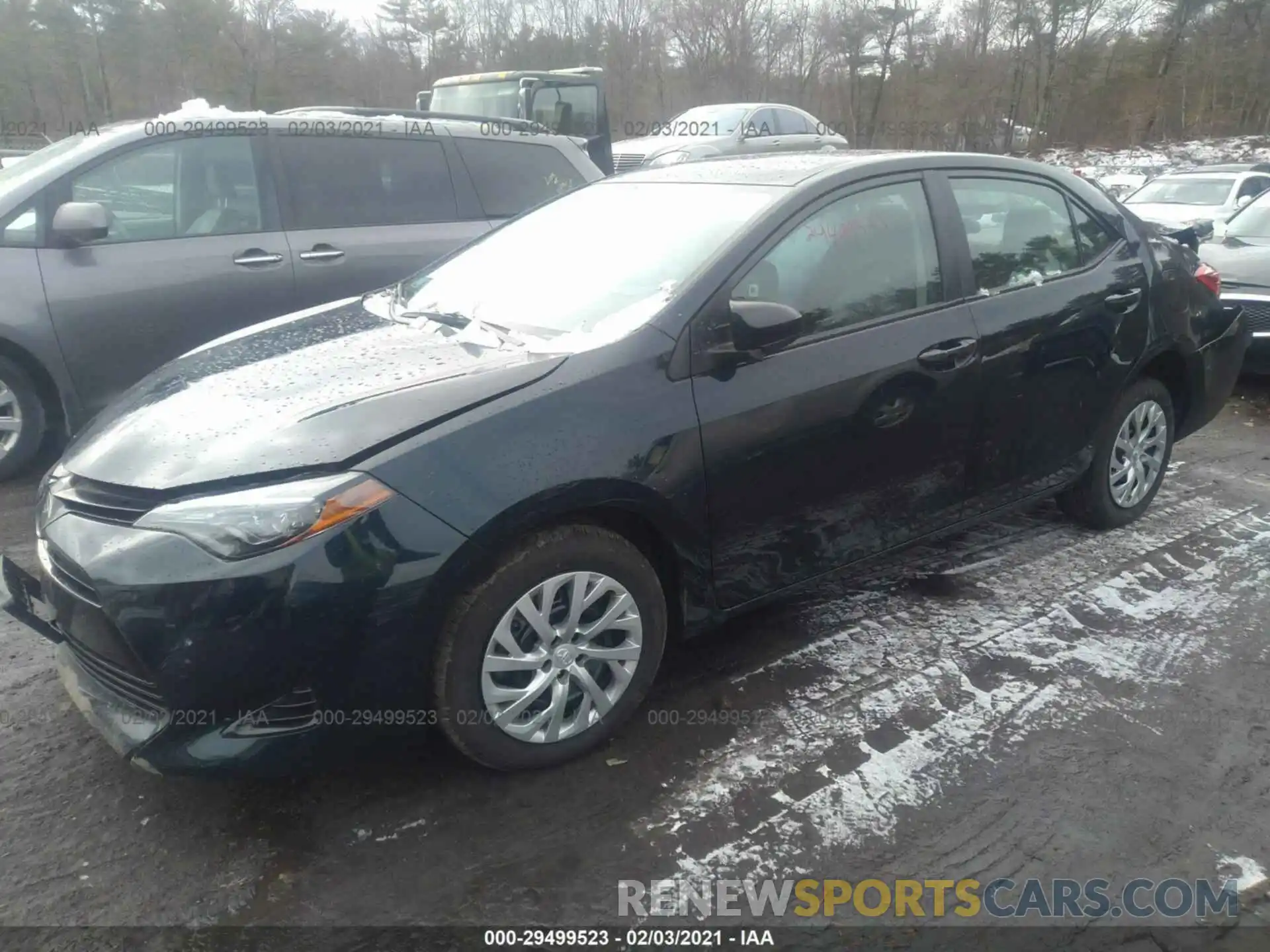 2 Photograph of a damaged car 2T1BURHE3KC244087 TOYOTA COROLLA 2019