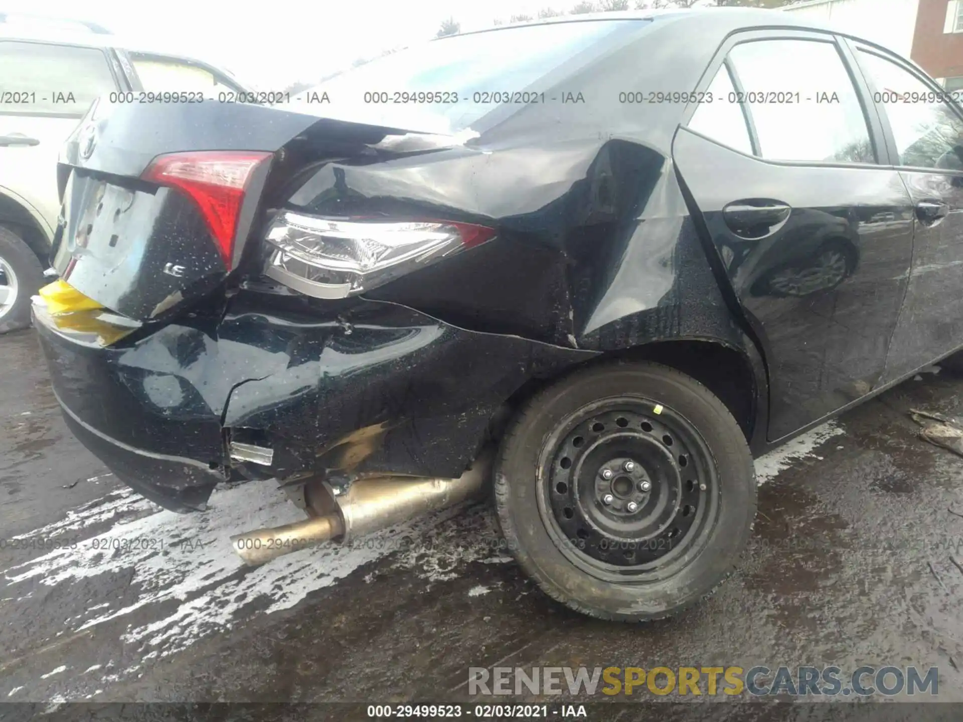 6 Photograph of a damaged car 2T1BURHE3KC244087 TOYOTA COROLLA 2019