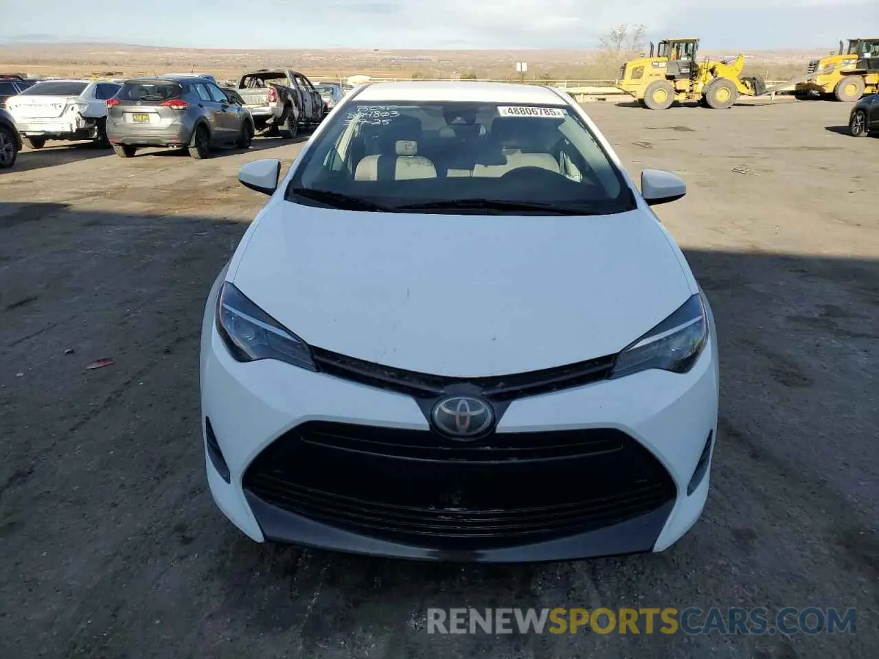 5 Photograph of a damaged car 2T1BURHE3KC244915 TOYOTA COROLLA 2019