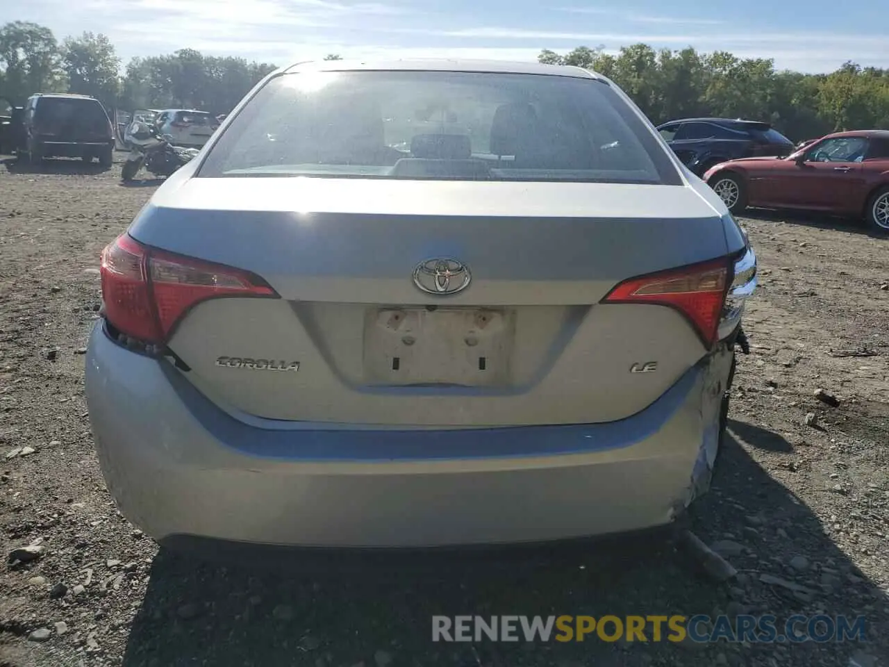 6 Photograph of a damaged car 2T1BURHE3KC245515 TOYOTA COROLLA 2019