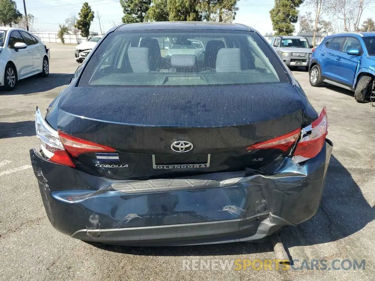 6 Photograph of a damaged car 2T1BURHE4KC126565 TOYOTA COROLLA 2019