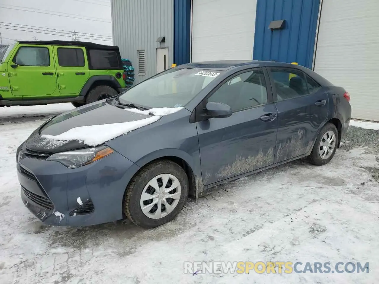 1 Photograph of a damaged car 2T1BURHE4KC127909 TOYOTA COROLLA 2019
