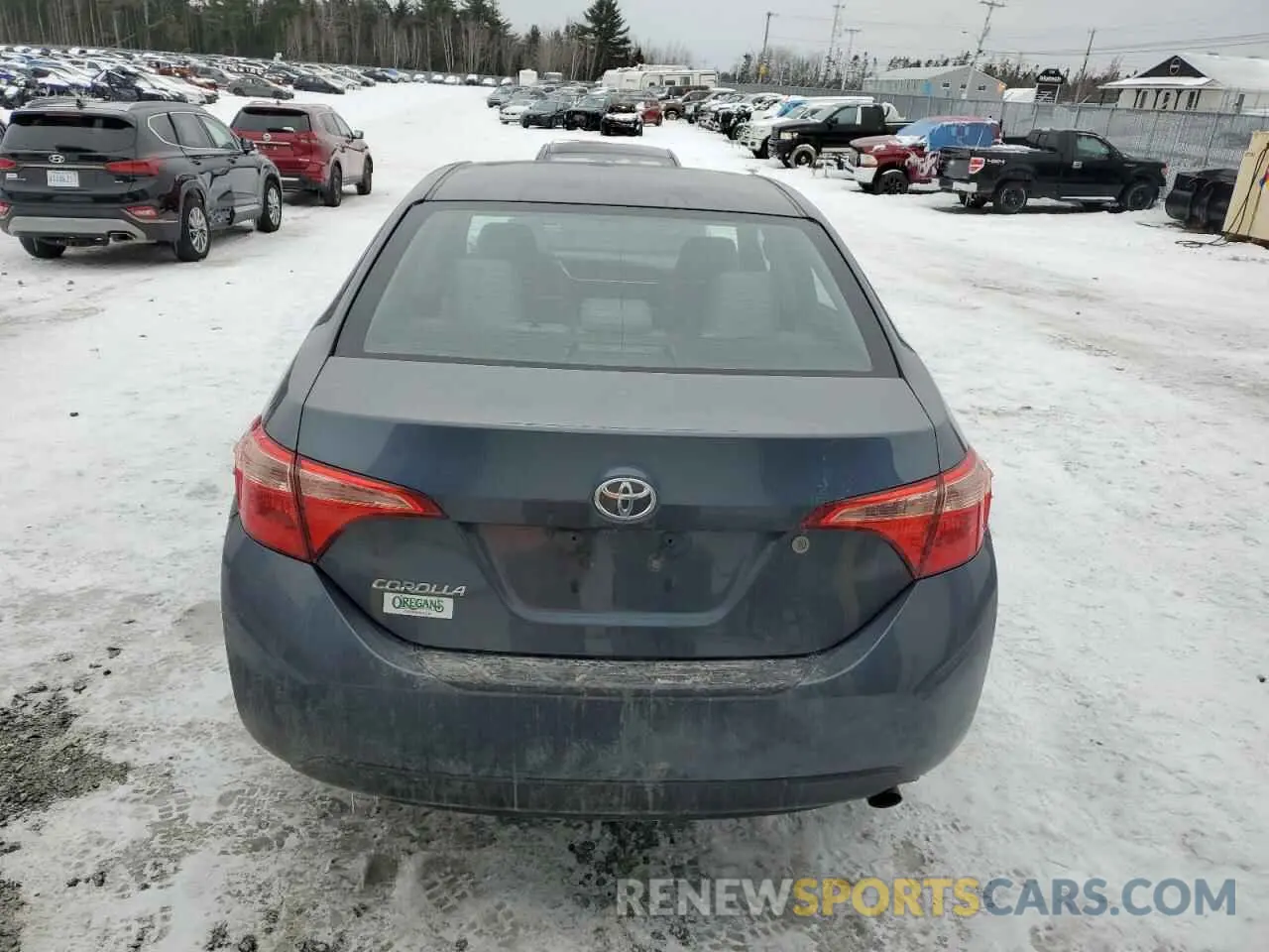 6 Photograph of a damaged car 2T1BURHE4KC127909 TOYOTA COROLLA 2019