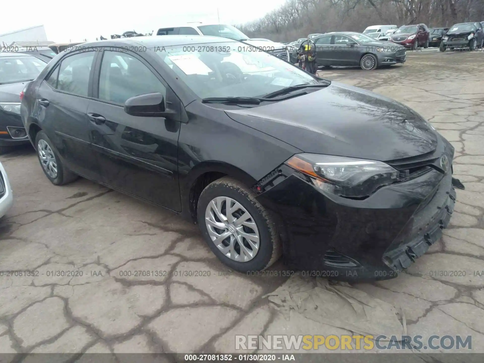 1 Photograph of a damaged car 2T1BURHE4KC128185 TOYOTA COROLLA 2019