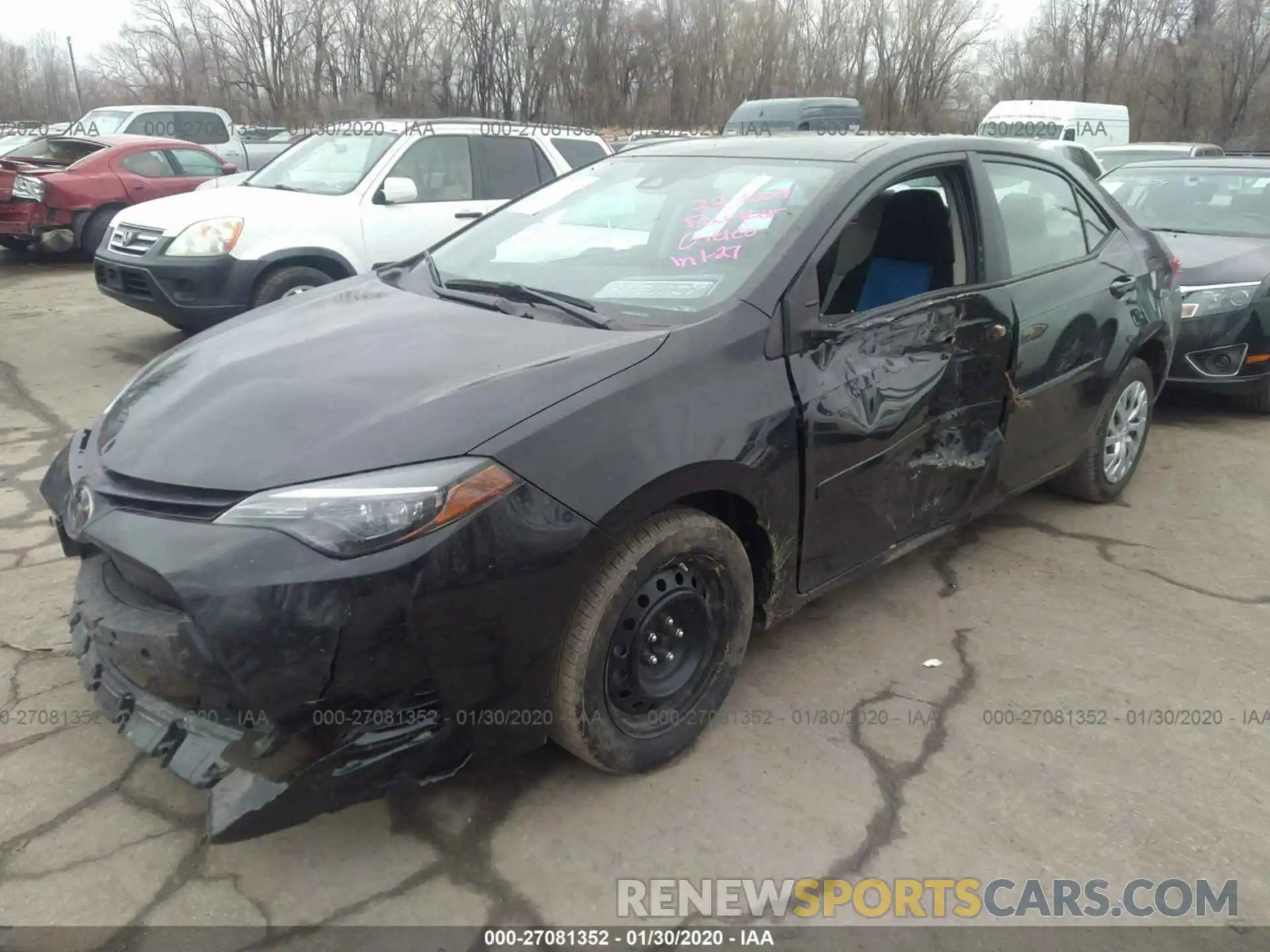 2 Photograph of a damaged car 2T1BURHE4KC128185 TOYOTA COROLLA 2019