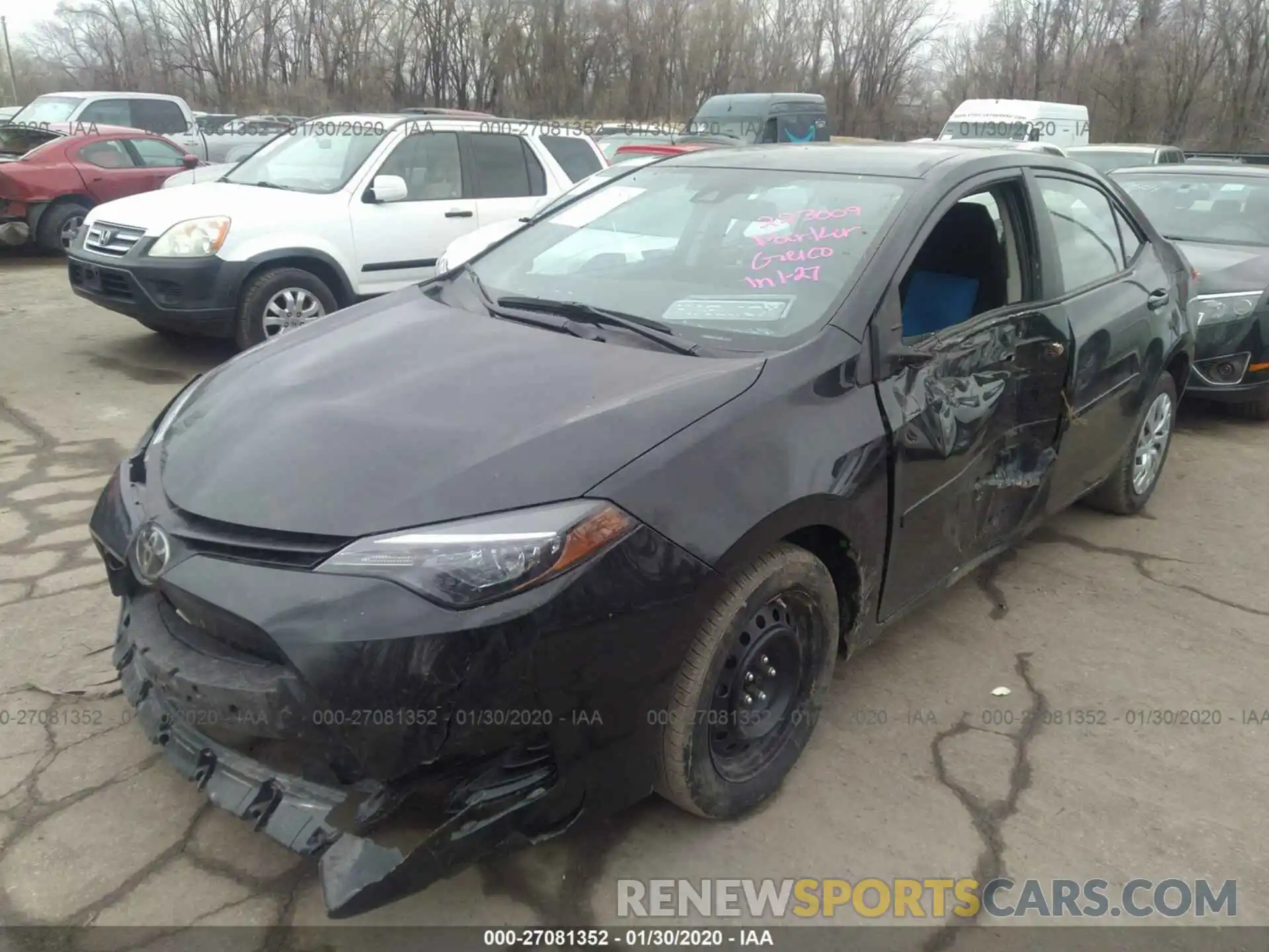 6 Photograph of a damaged car 2T1BURHE4KC128185 TOYOTA COROLLA 2019