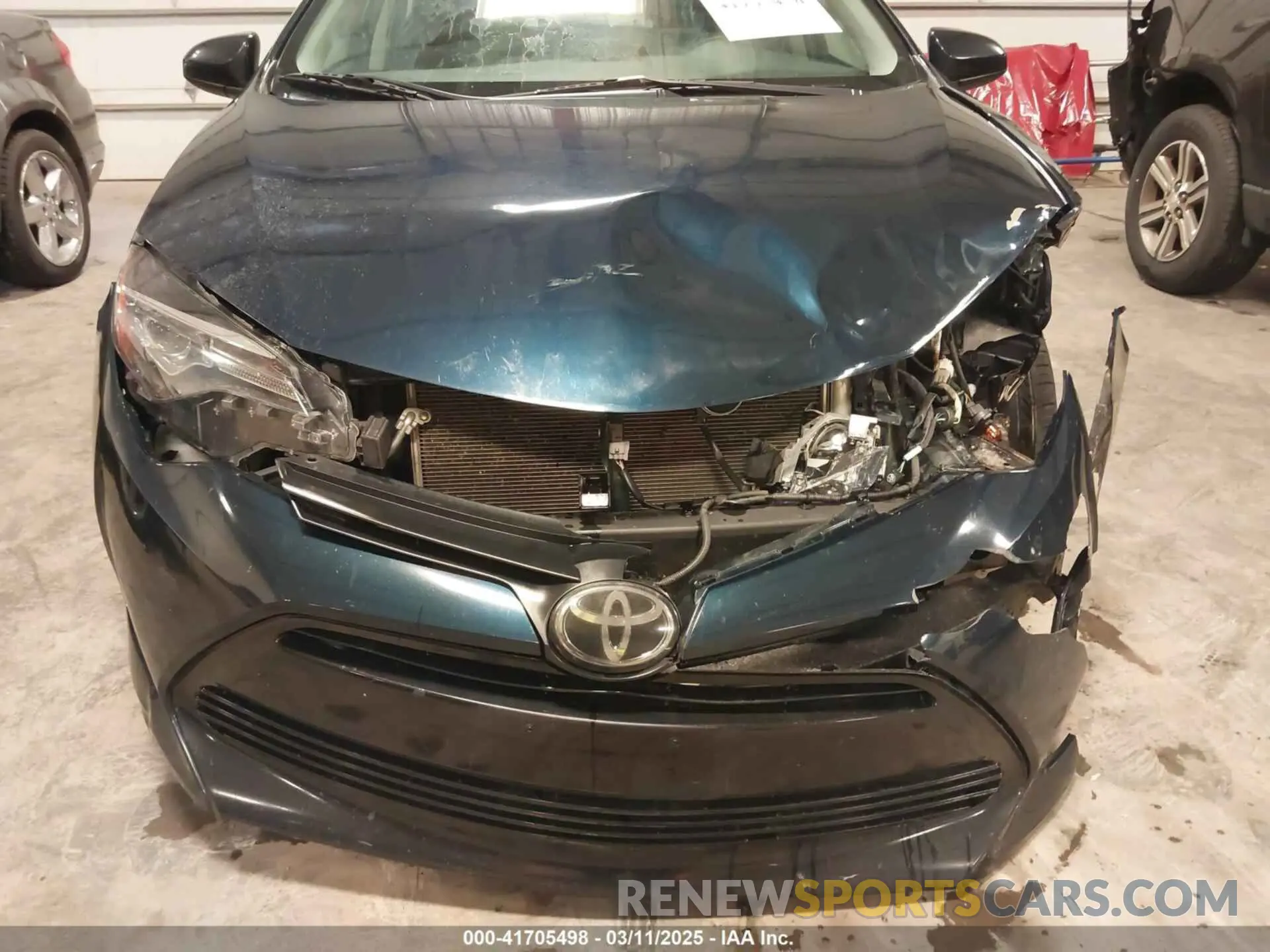 6 Photograph of a damaged car 2T1BURHE4KC129627 TOYOTA COROLLA 2019