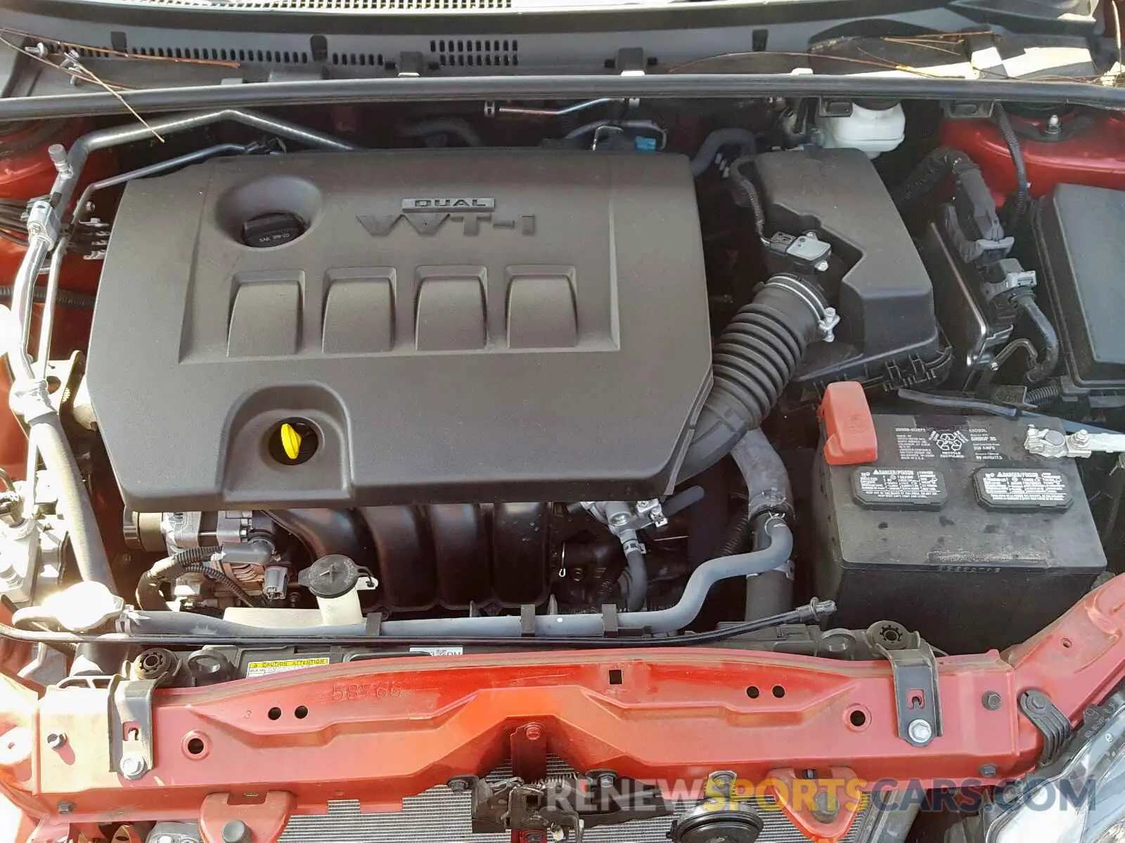 7 Photograph of a damaged car 2T1BURHE4KC130583 TOYOTA COROLLA 2019
