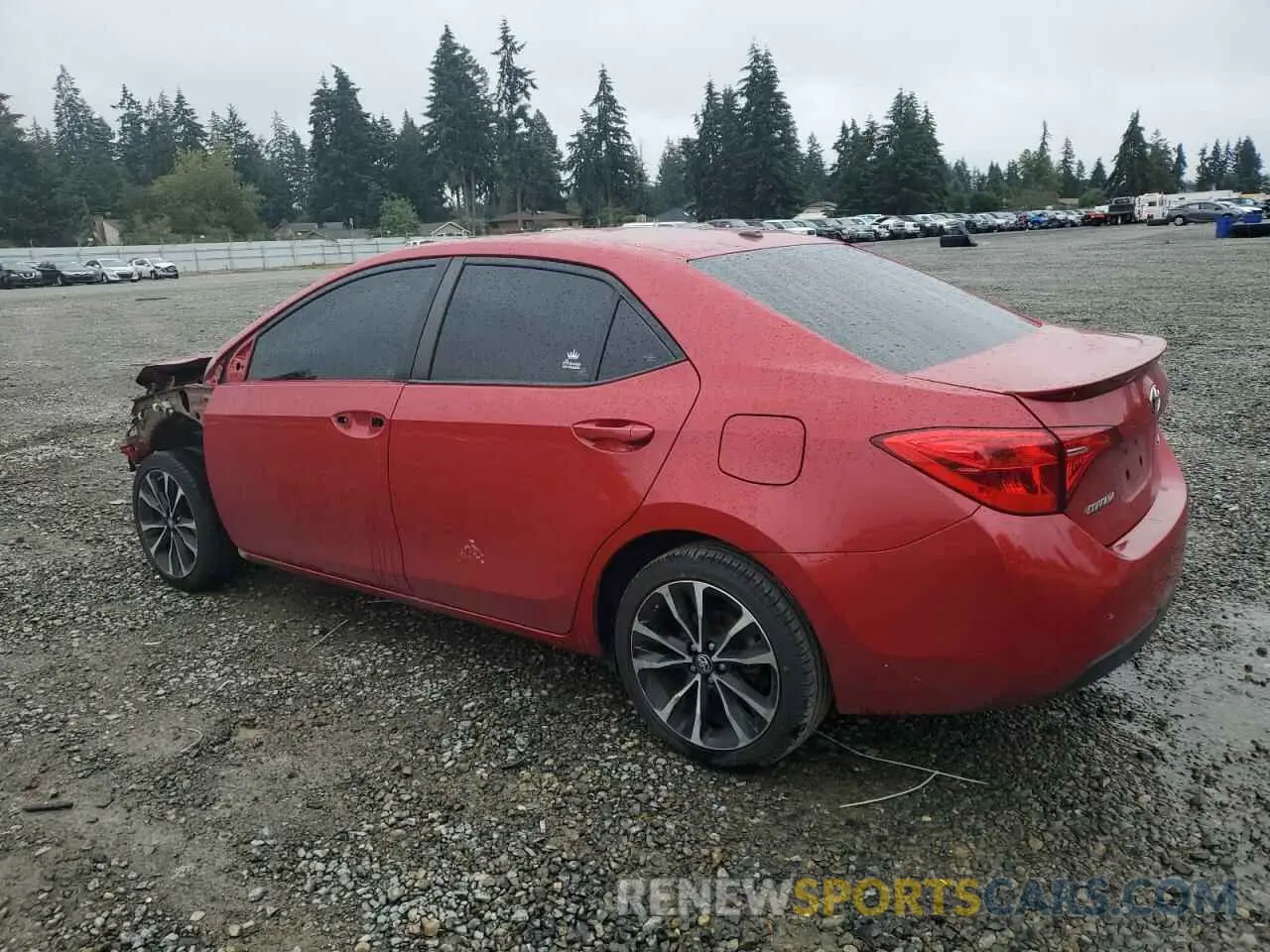 2 Photograph of a damaged car 2T1BURHE4KC133032 TOYOTA COROLLA 2019