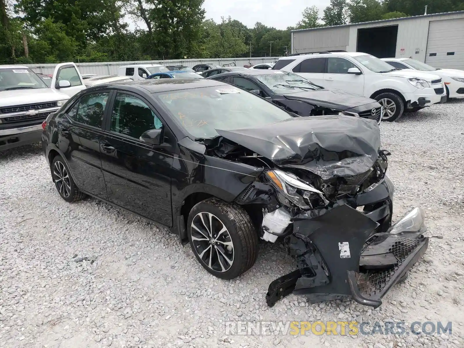 1 Photograph of a damaged car 2T1BURHE4KC136285 TOYOTA COROLLA 2019