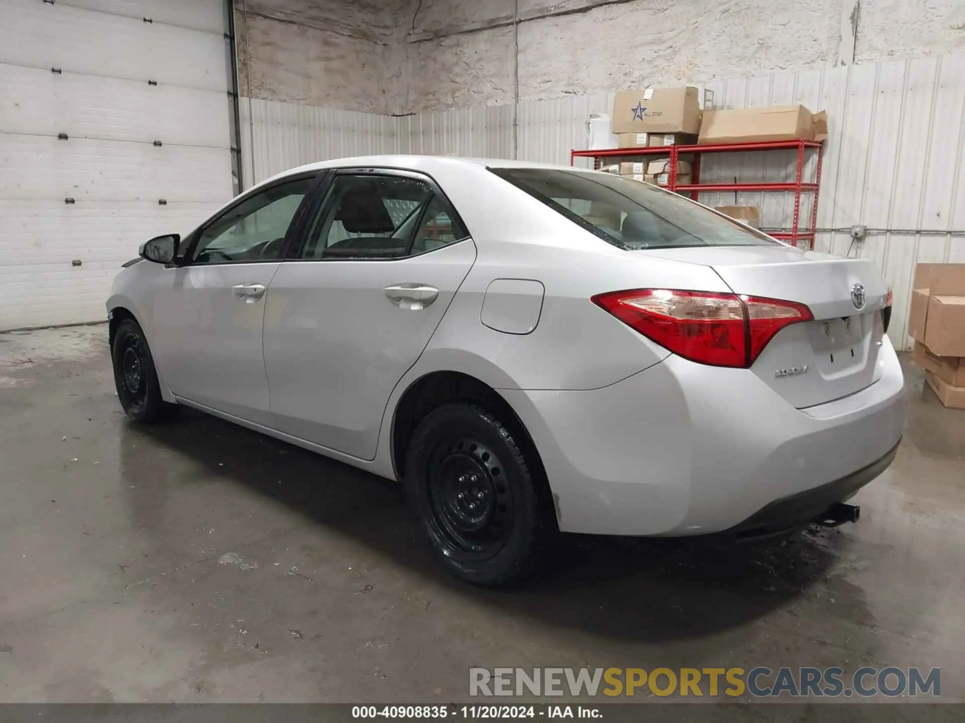 3 Photograph of a damaged car 2T1BURHE4KC138585 TOYOTA COROLLA 2019