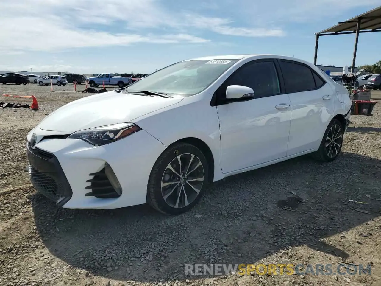 1 Photograph of a damaged car 2T1BURHE4KC141356 TOYOTA COROLLA 2019