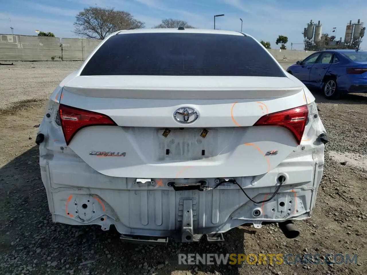 6 Photograph of a damaged car 2T1BURHE4KC141356 TOYOTA COROLLA 2019