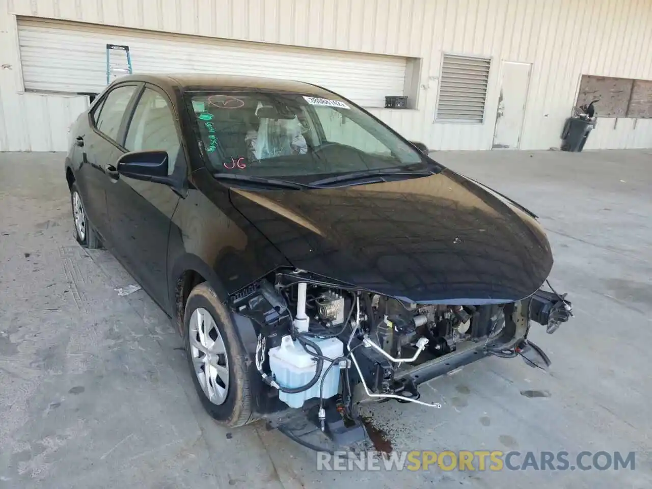 1 Photograph of a damaged car 2T1BURHE4KC143687 TOYOTA COROLLA 2019