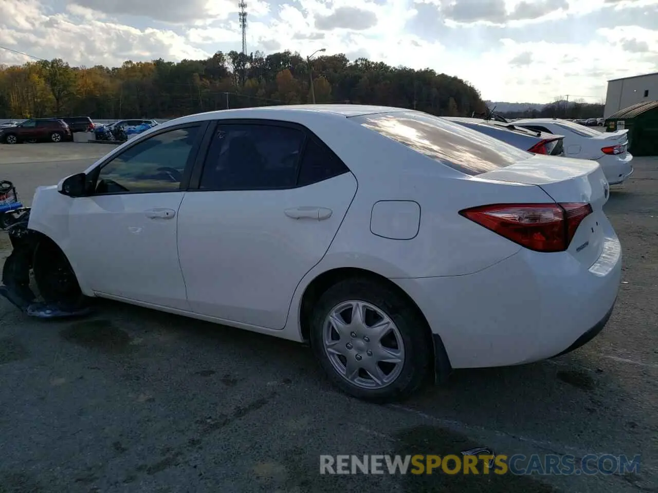 2 Photograph of a damaged car 2T1BURHE4KC147125 TOYOTA COROLLA 2019