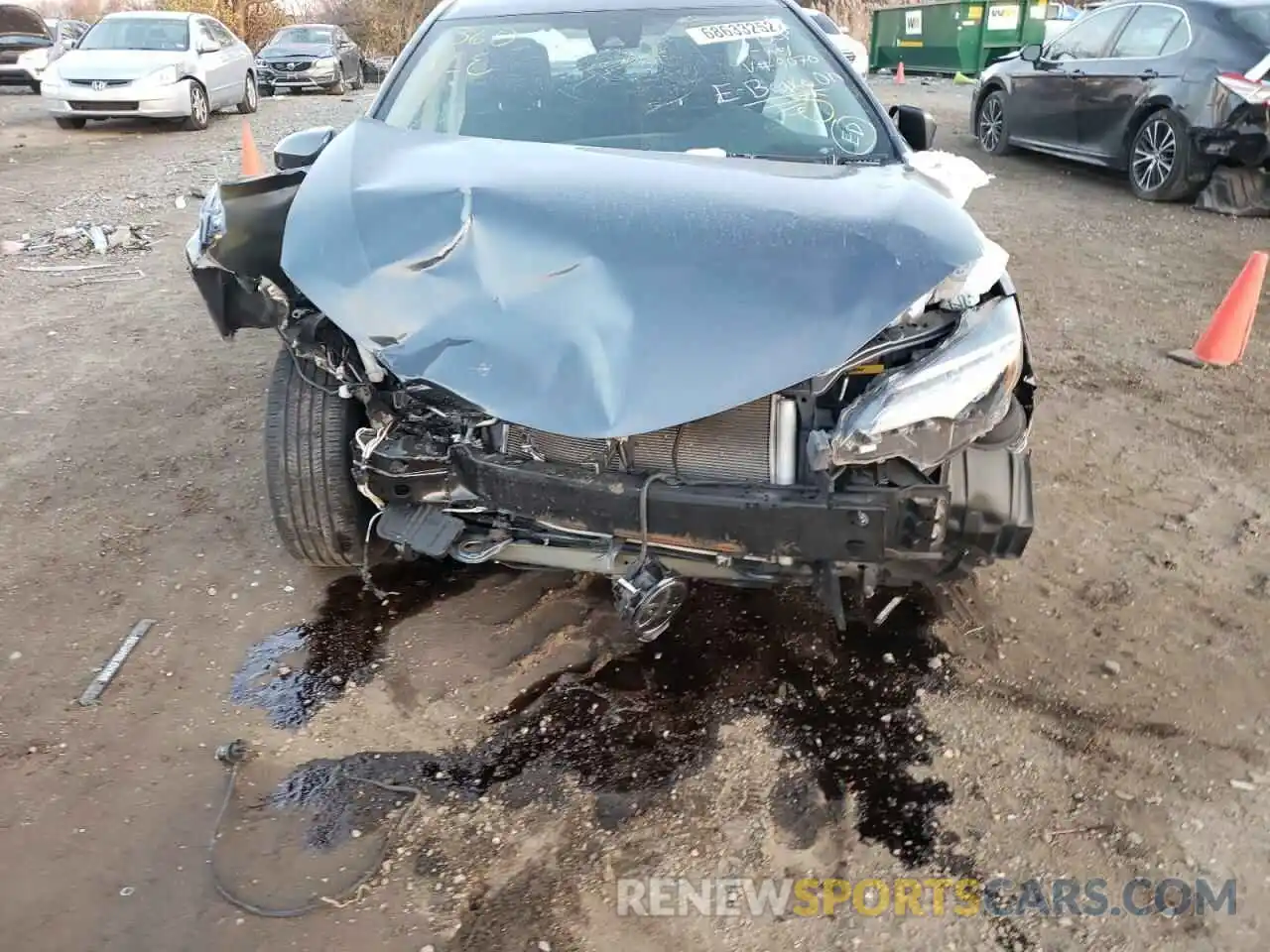 5 Photograph of a damaged car 2T1BURHE4KC149070 TOYOTA COROLLA 2019